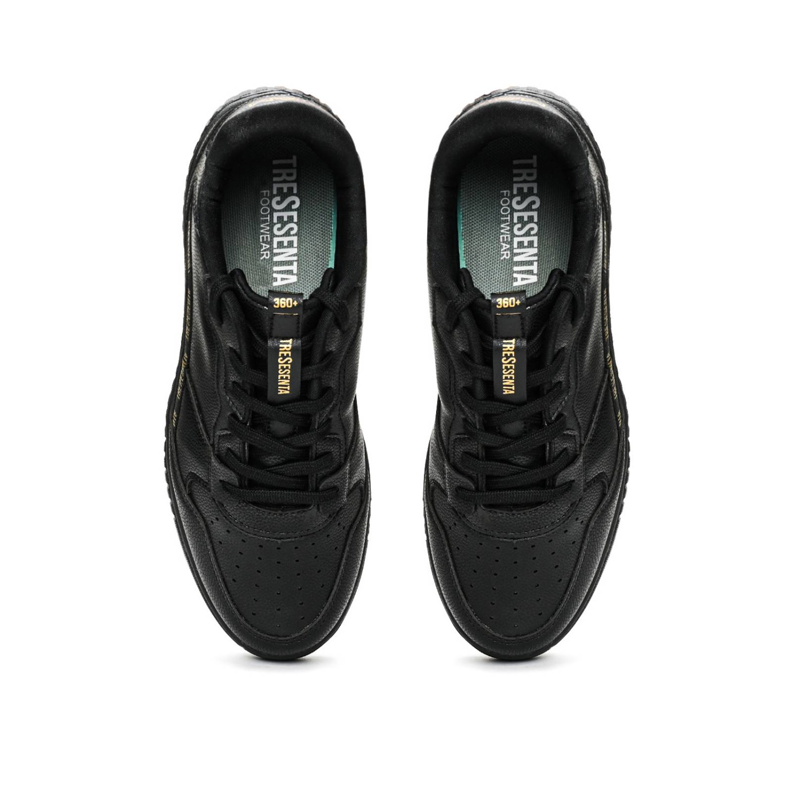 Tenis 360 Maya Negro Sneakers Fashion Sport Dama