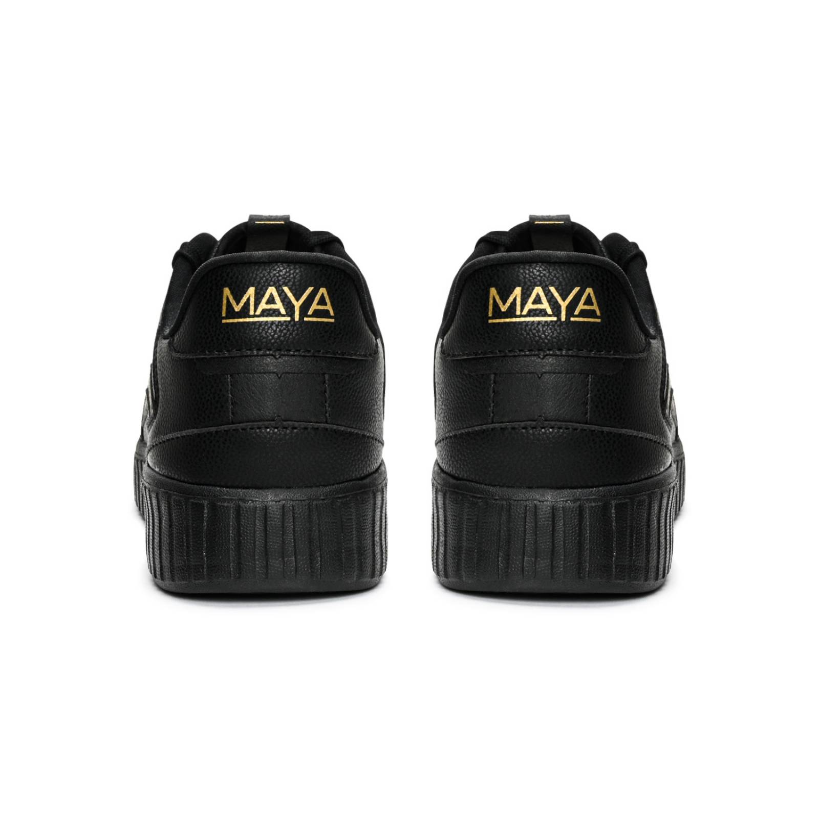 Tenis 360 Maya Negro Sneakers Fashion Sport Dama