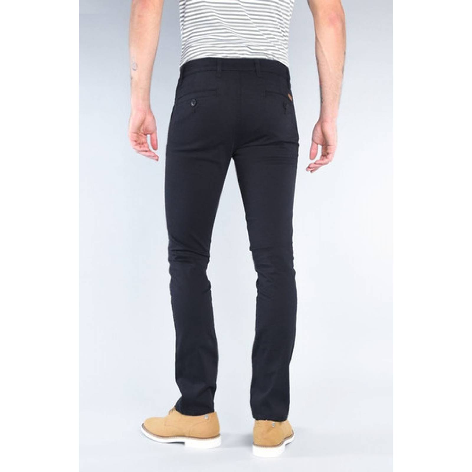 Oggi Jeans Slim Para Hombre Chinos Gabardina Negro
