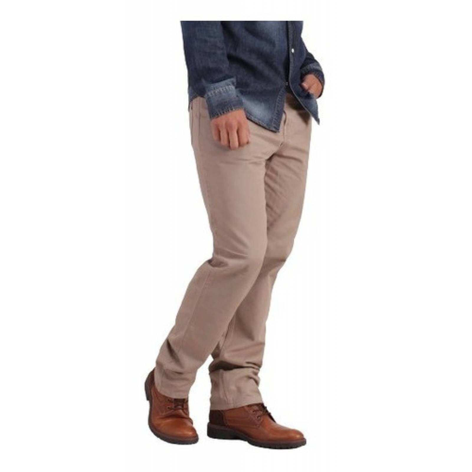 Pantalón De Gabardina Khaki Para Hombre Oggi Jeans Power