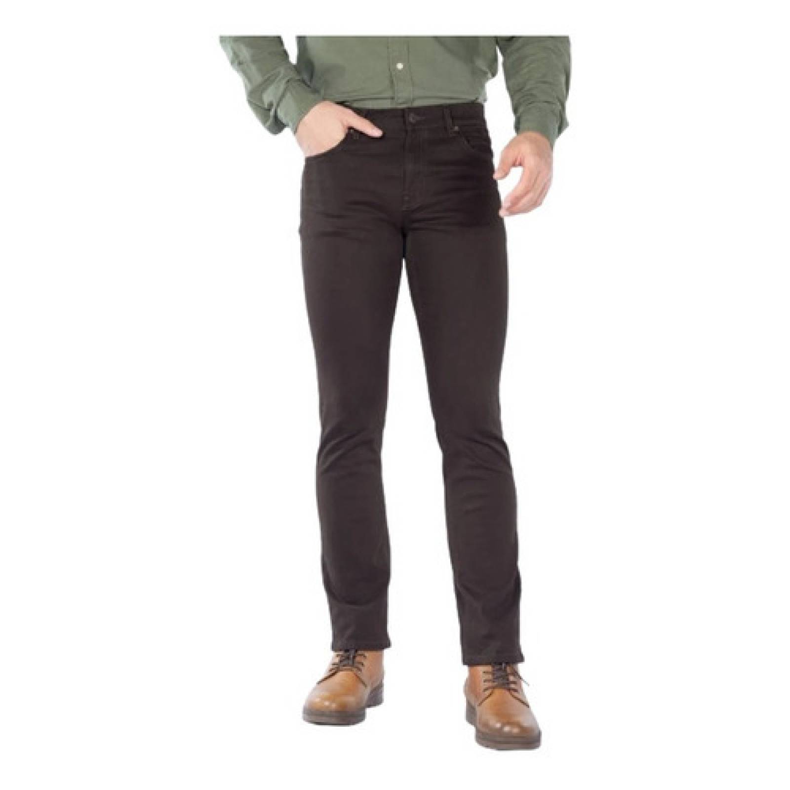 Pantalón Oggi Jeans Cafe De Gabardina Vaxter Movin Gab 