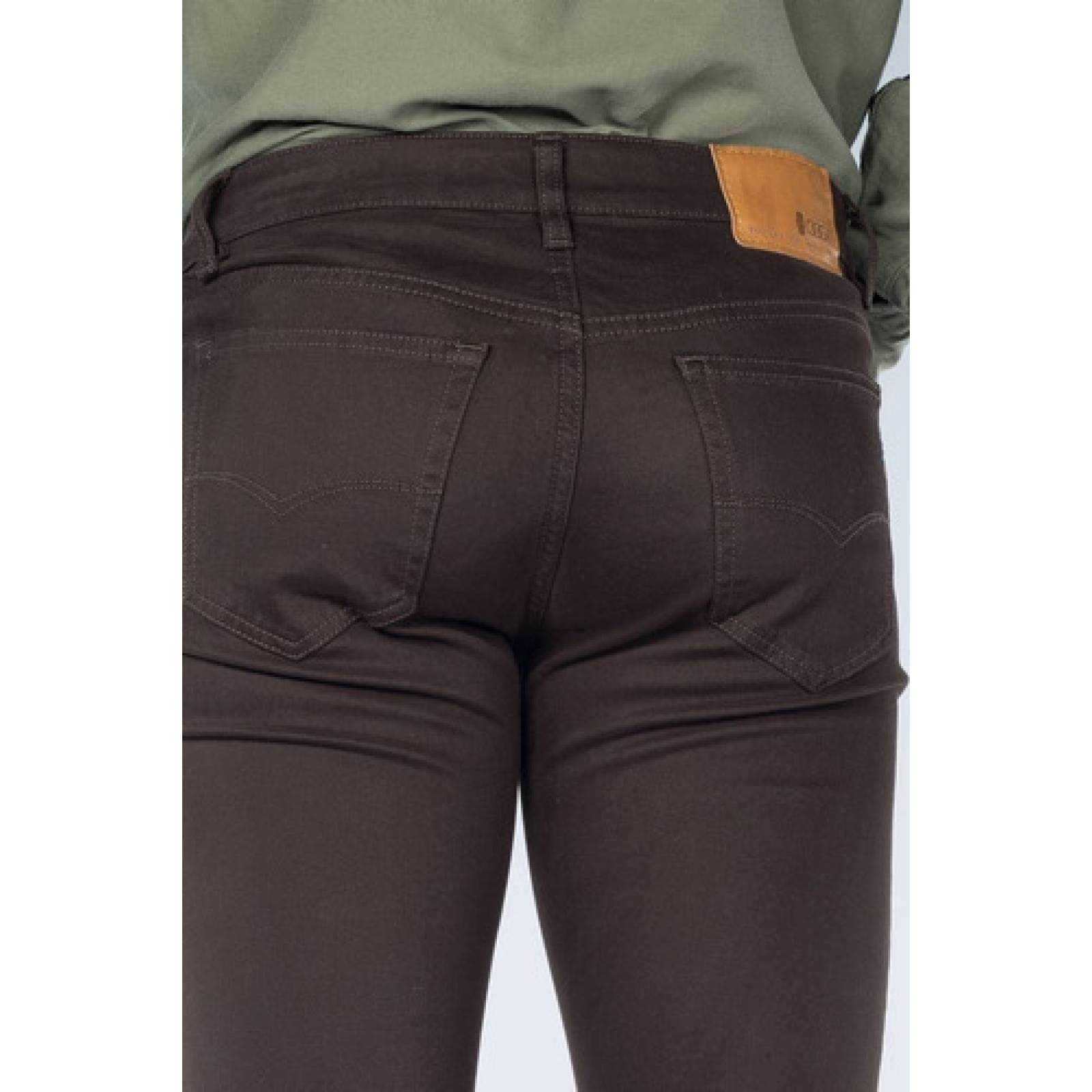 Pantalón Oggi Jeans Cafe De Gabardina Vaxter Movin Gab 