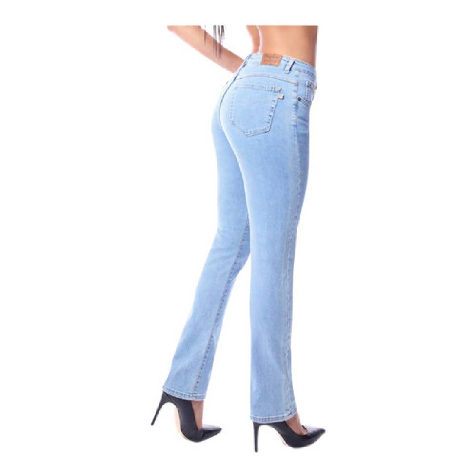 Jeans Dayana Mezclilla Stretch Cintura Alta 009