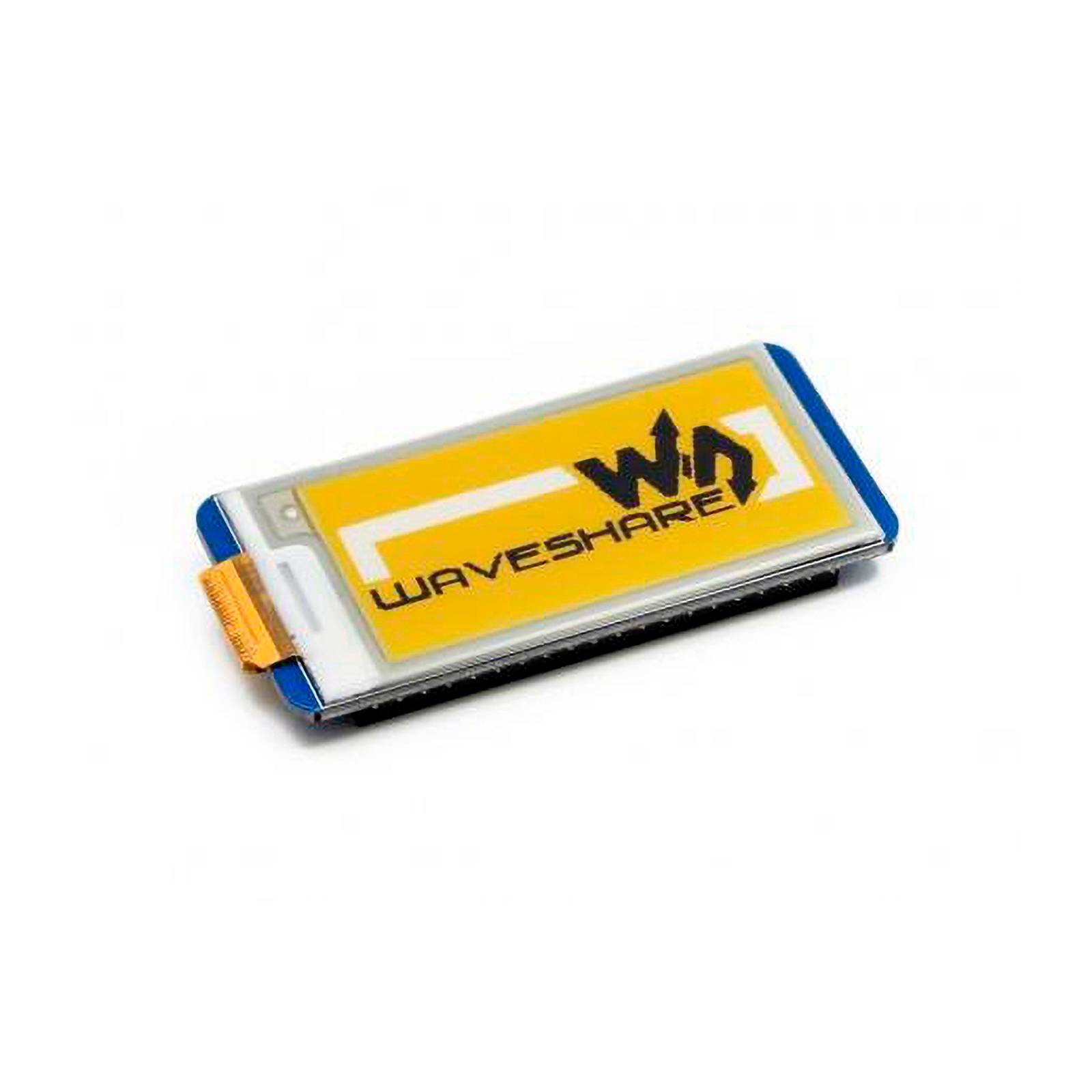 HAT Pantalla de tinta electrónica roja para Raspberry Pi 2.13" 212x104 - Waveshare Tinta Amarilla