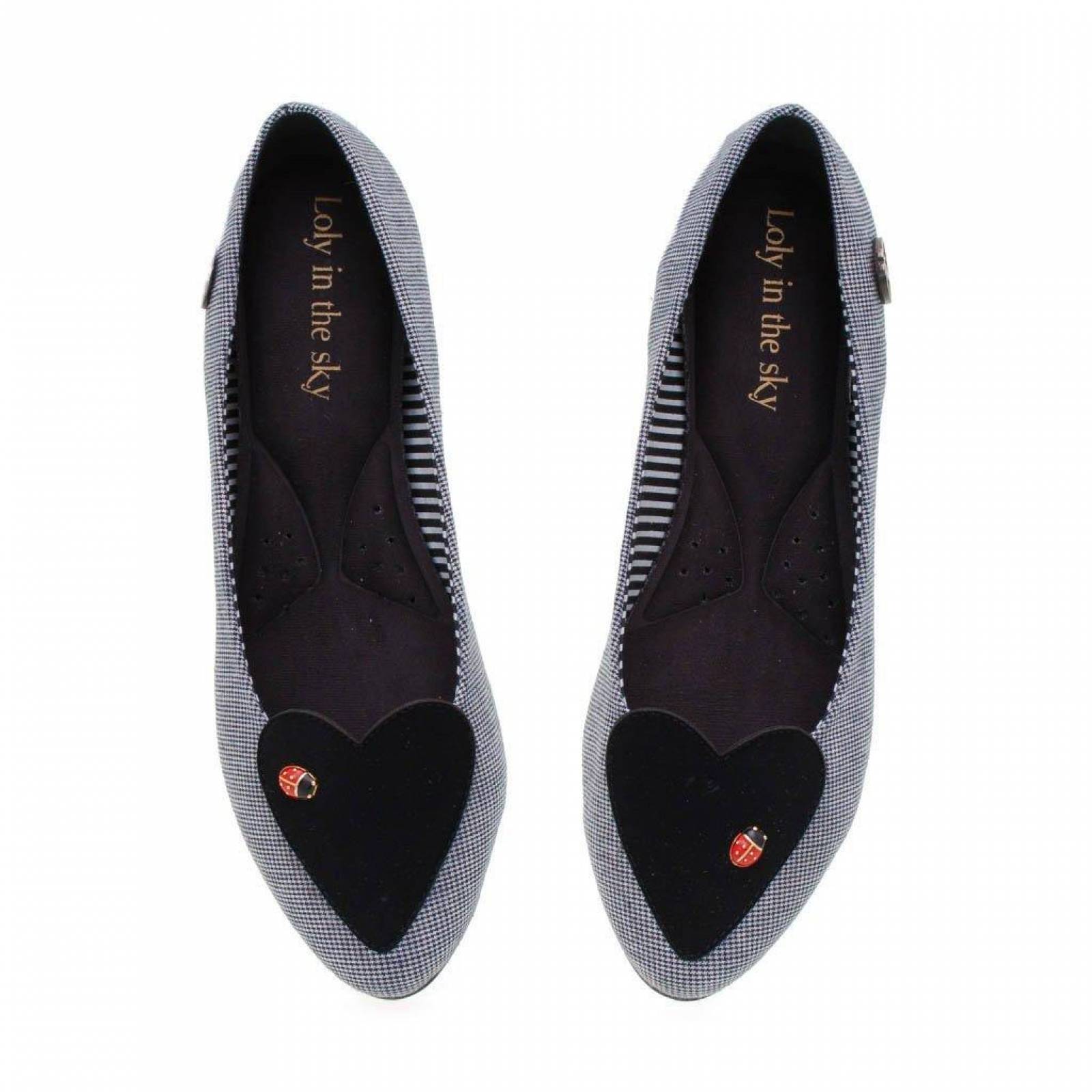 Flats Negros de Mujer SHERLIN Loly in the sky 