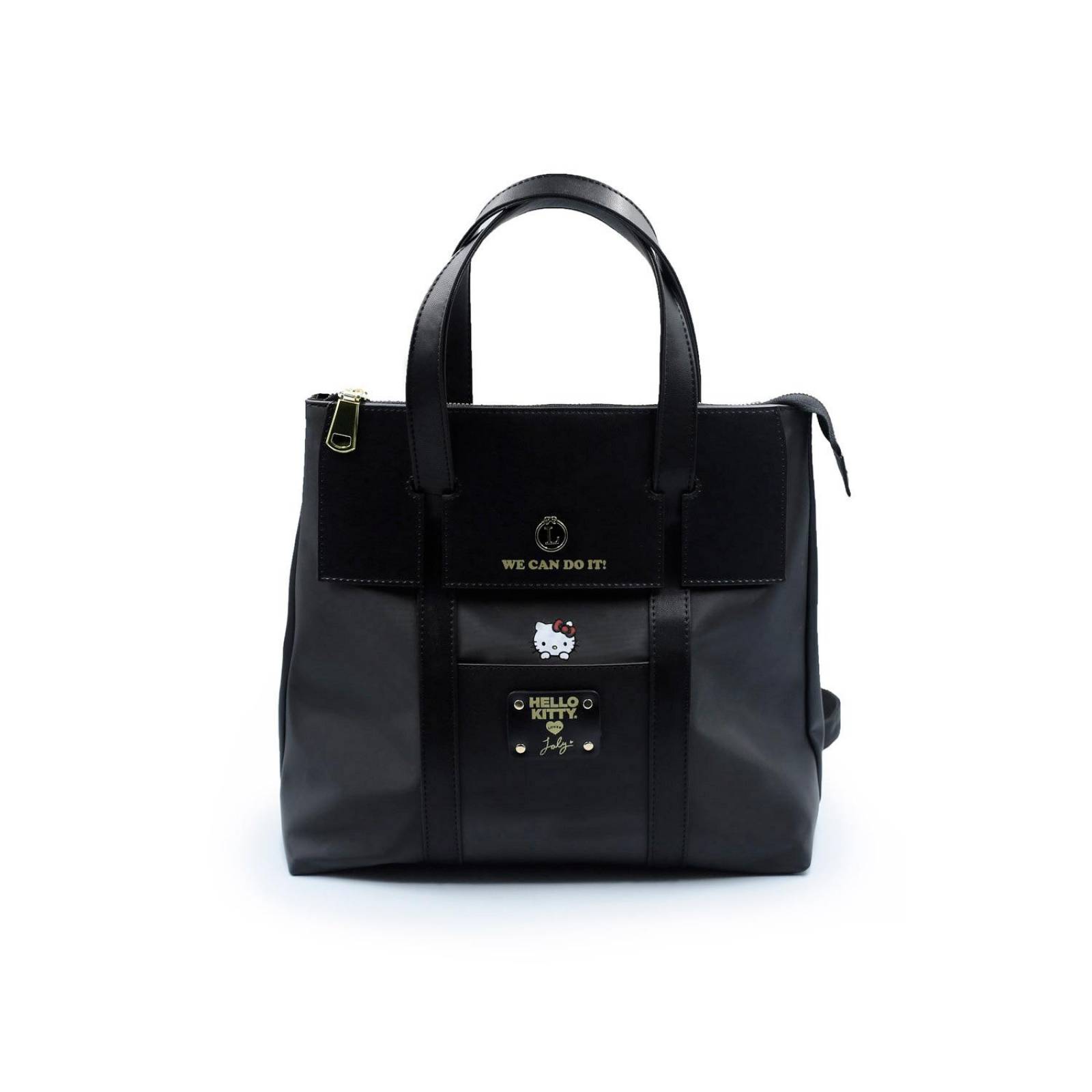 Mochila Negra de Mujer Power Hello Kitty Bag Loly In The Sky 
