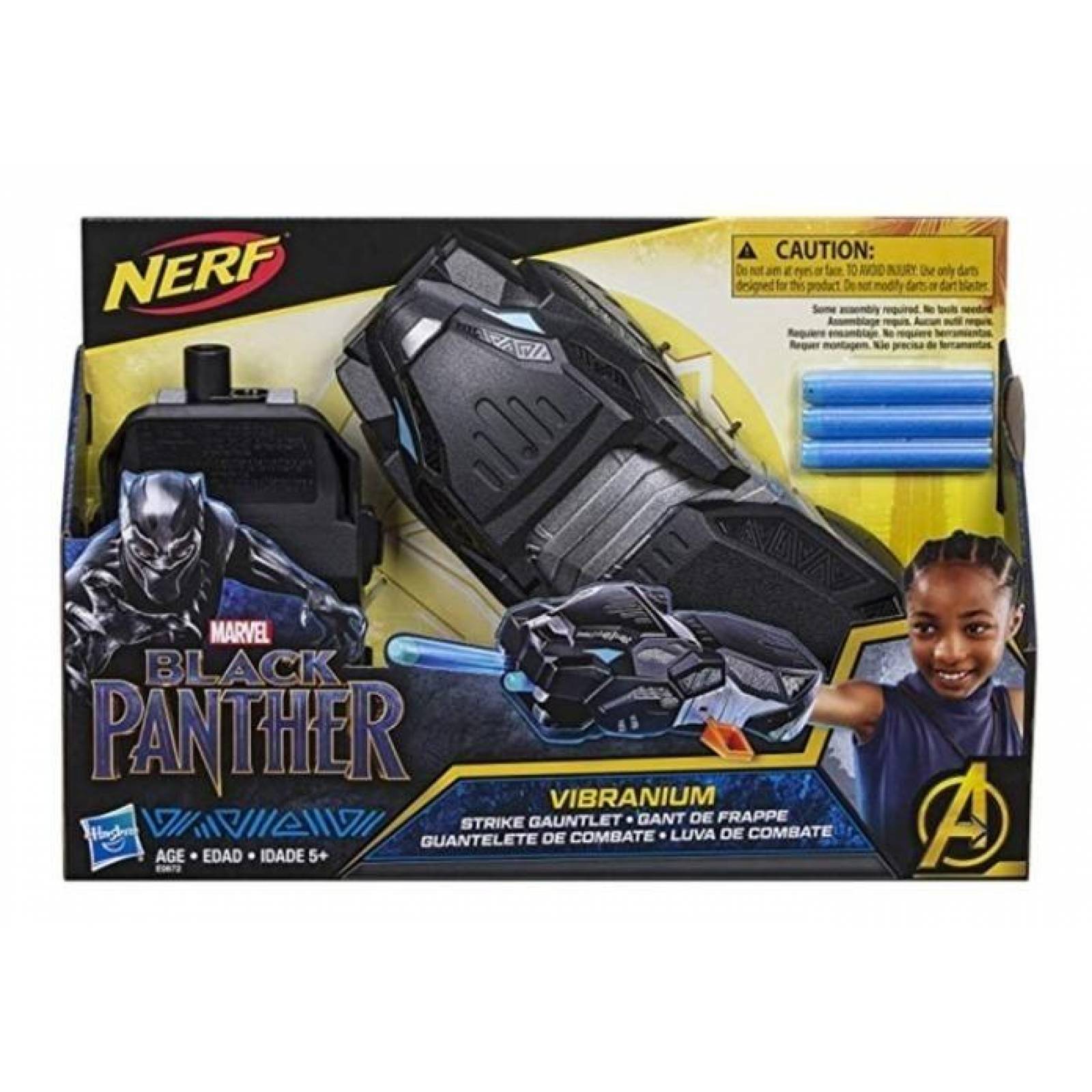 Marvel Black Panther Nerf Vibranium Strike Guante 
