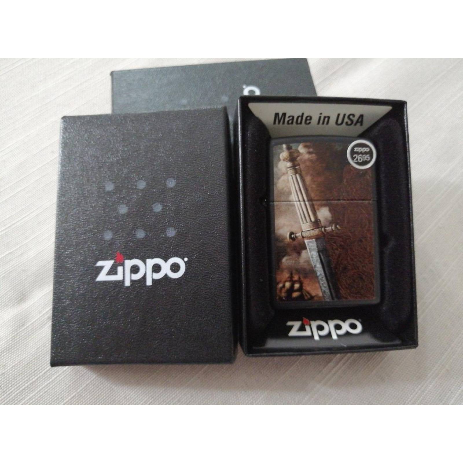 Zippo Encendedor Sword Of War. Espada De Guerra 