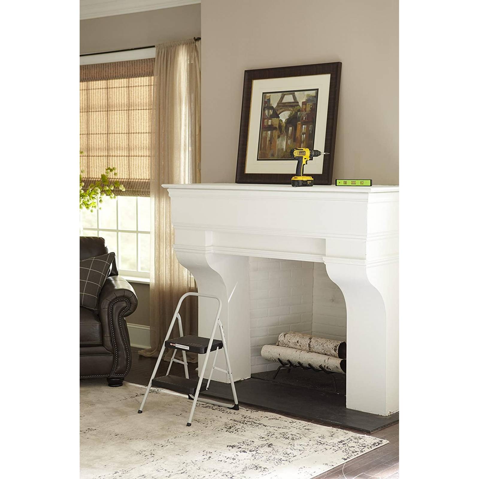 Taburete Escalera plegable Cosco de 2 escalones 