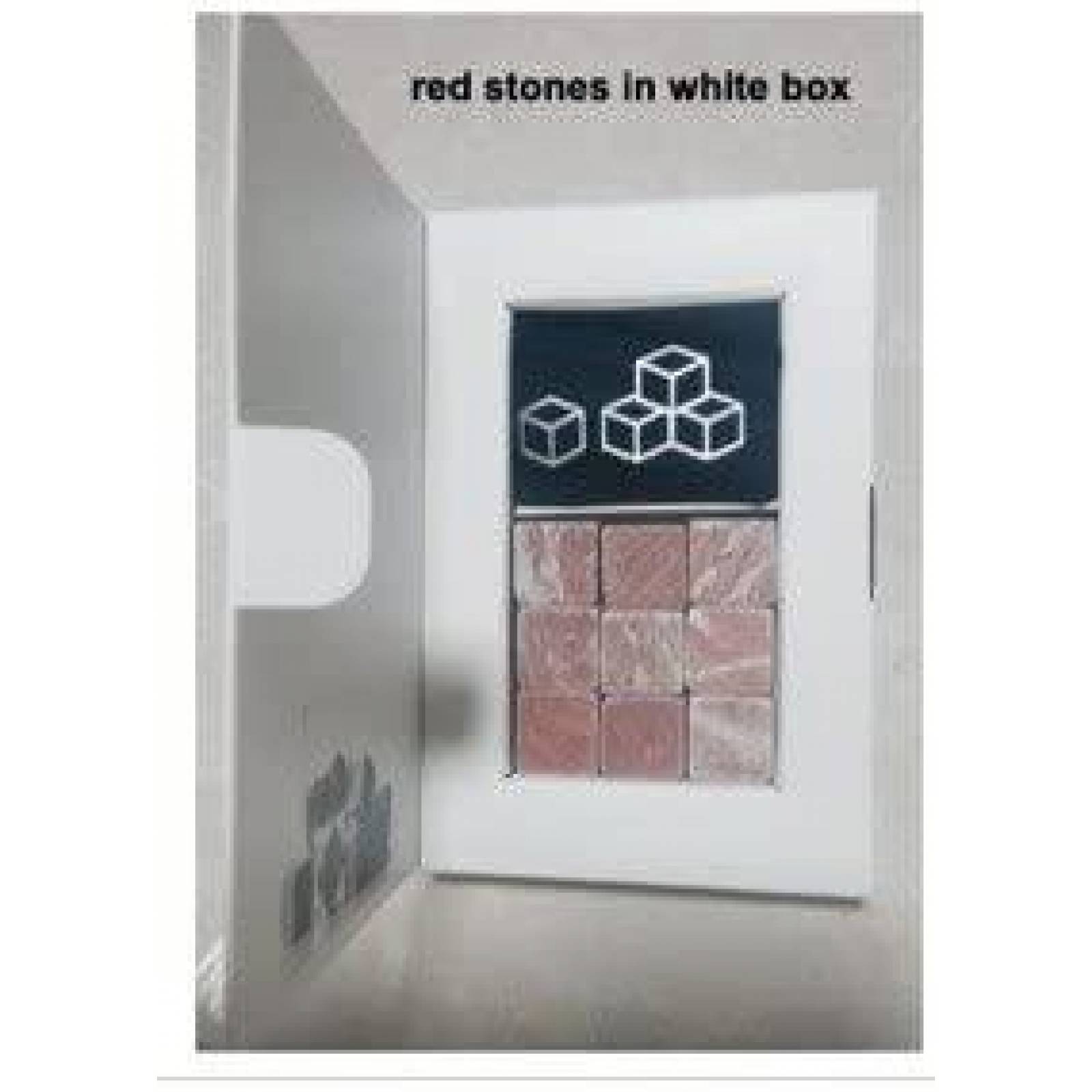 Piedras de whisky en caja de regalo (Rojas) 