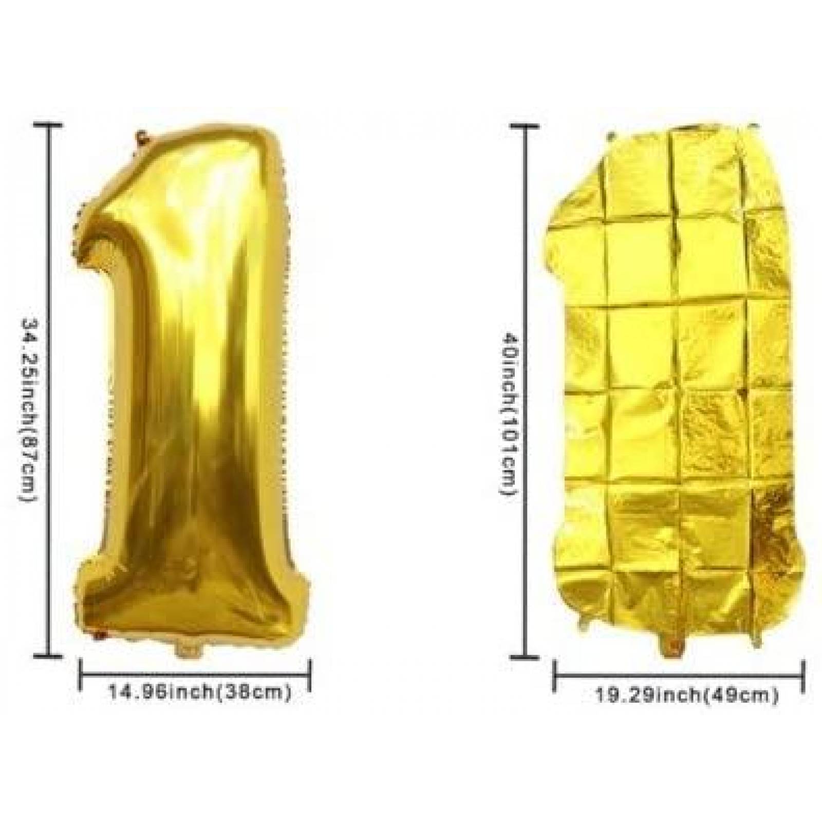 Globo Dorado (número 1) 