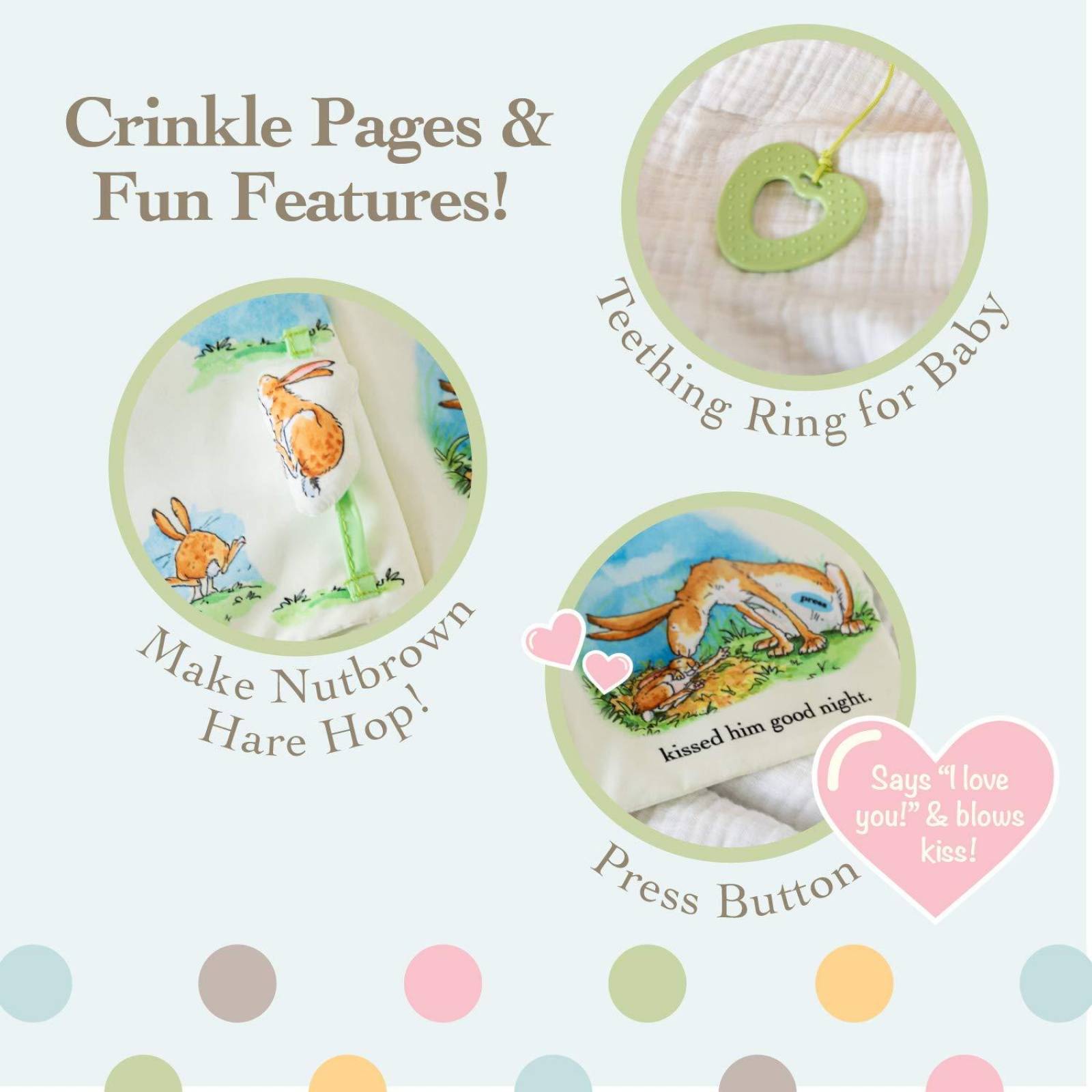 Adivina cuánto te quiero, juguete de actividad para bebés 