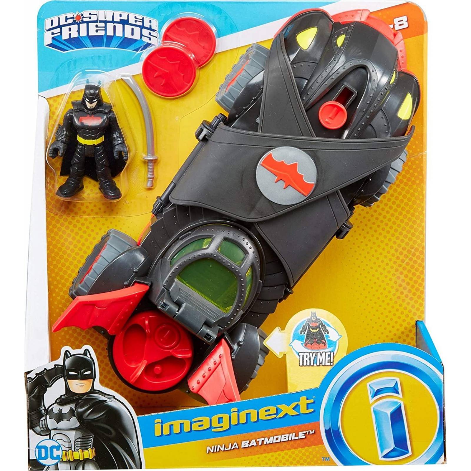 Fisher Price Imaginext DC Super Friends Ninja Armor Batmobile