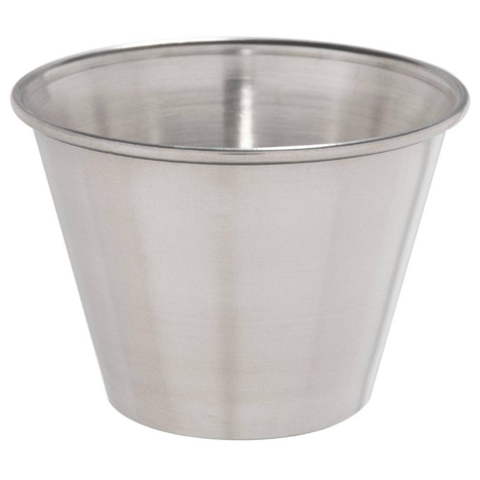 Choice. Vaso liso de acero inoxidable para salsa (paquete de 12) 