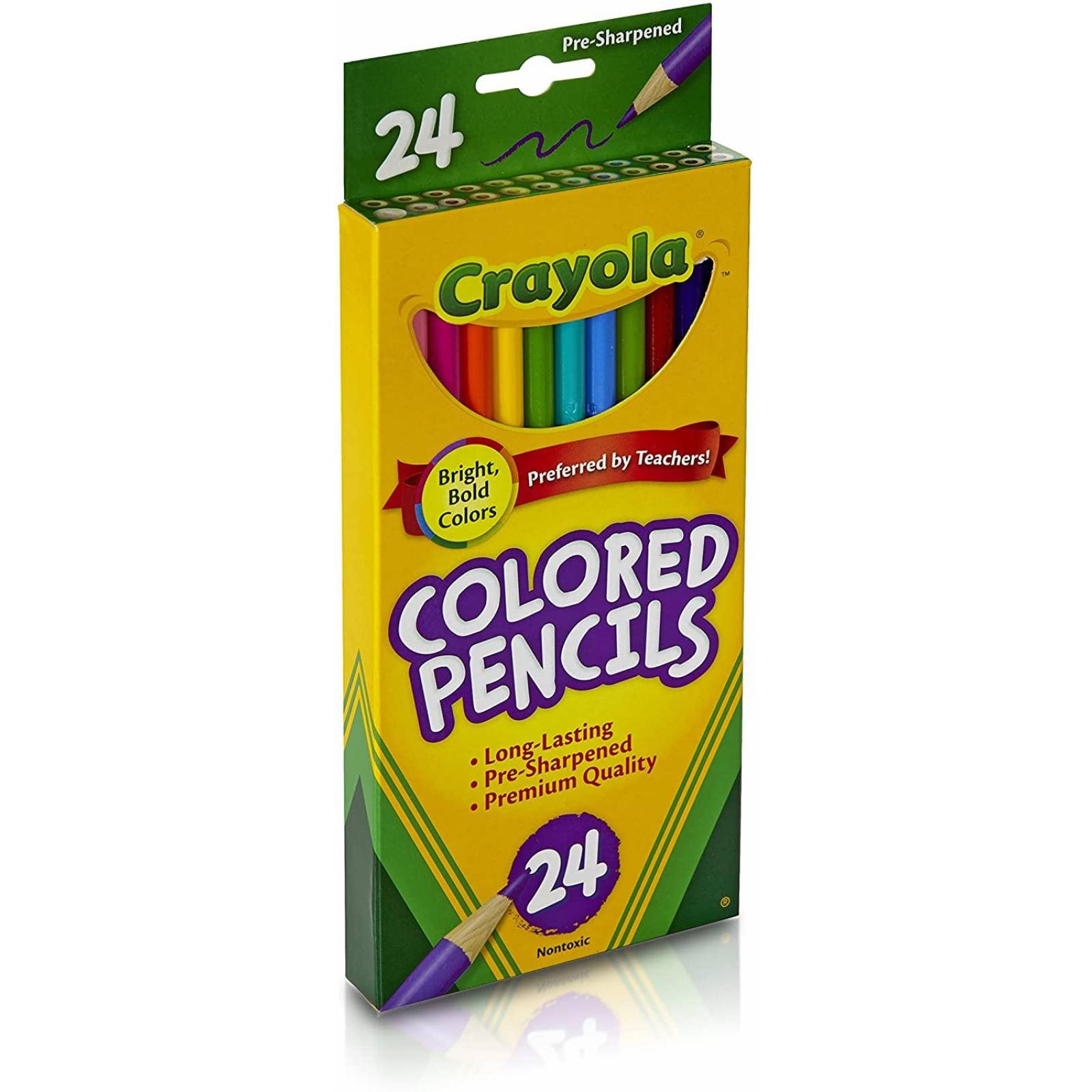 Crayola, lápices de colores surtidos, 24 unidades