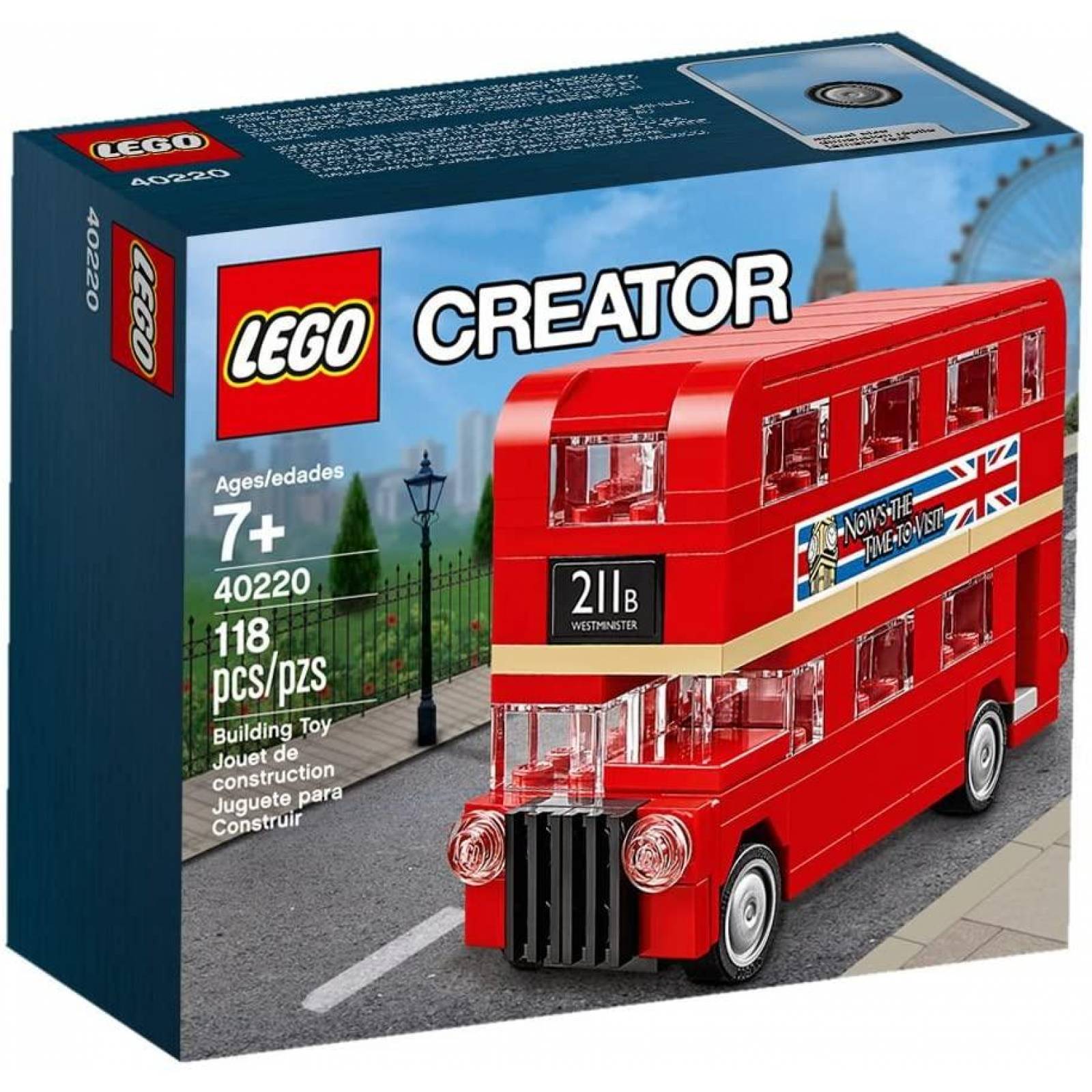 LEGO Creator. Autobús de Londres de doble plataforma (40220) 