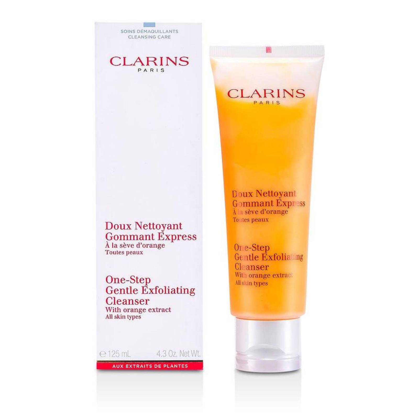 CLARIS One-Step Exfoliante Limpiador Suave con extracto de naranja 