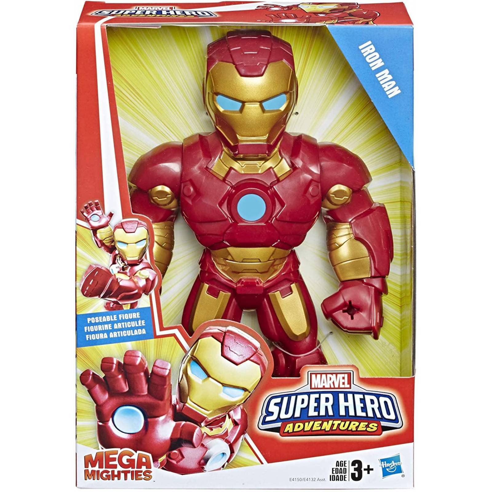 Playskool Heroes. Marvel Super Hero Adventures Mega Mighties. Iron Man 