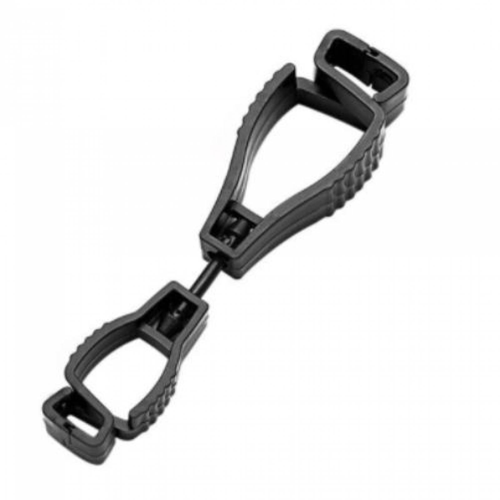 Gancho Clip Sujetador Para Guantes De Trabajo. 5 pack Negro