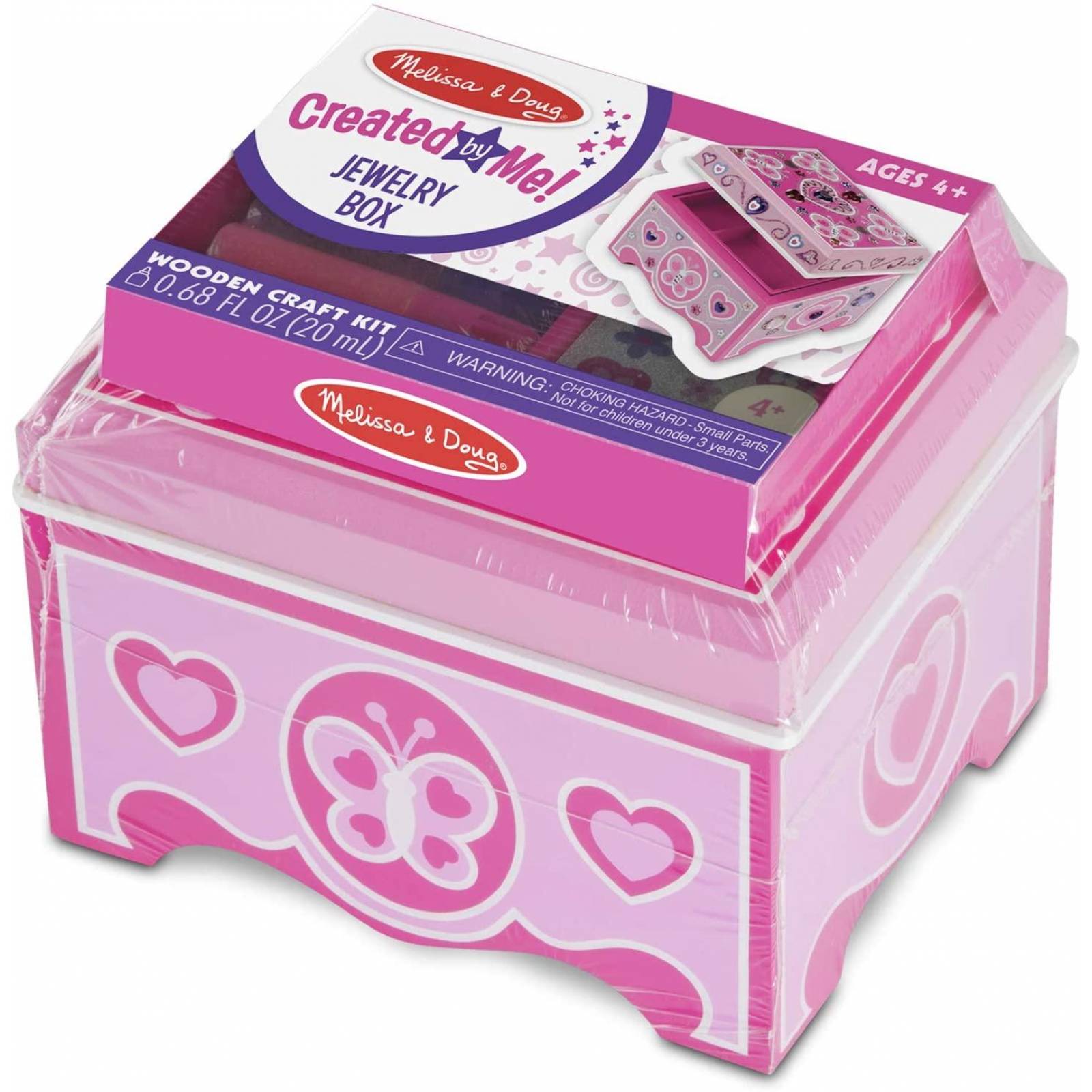 Melissa & Doug. Set para decorar joyero de madera 