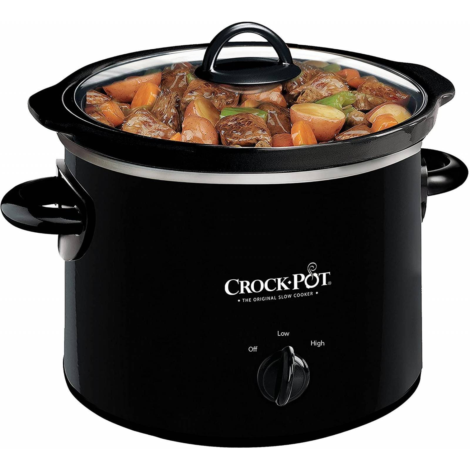 Crock-Pot. Olla de cocción lenta manual (Negro) 