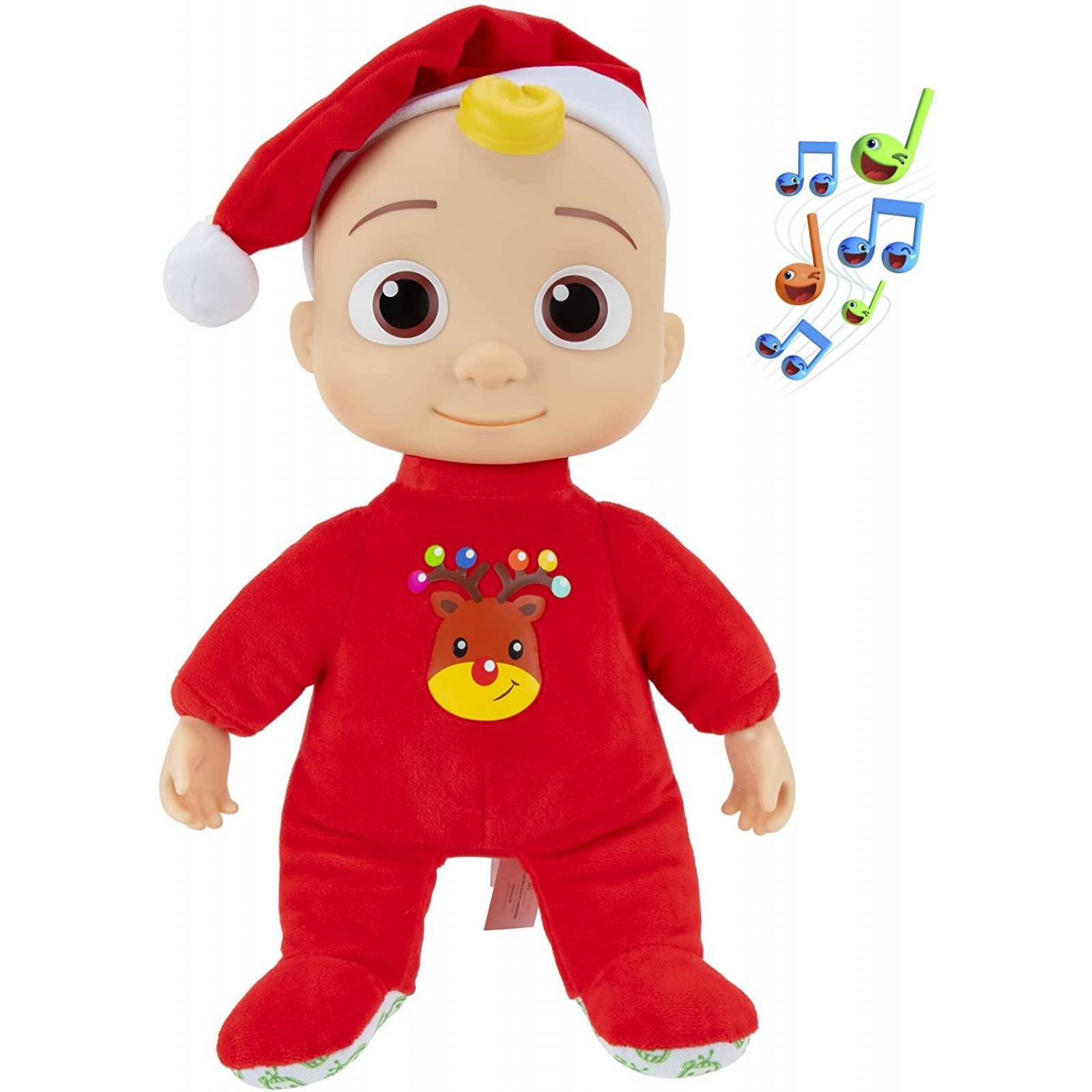 CoComelon Muñeco Navidad. Musical Deck The Halls JJ Doll 