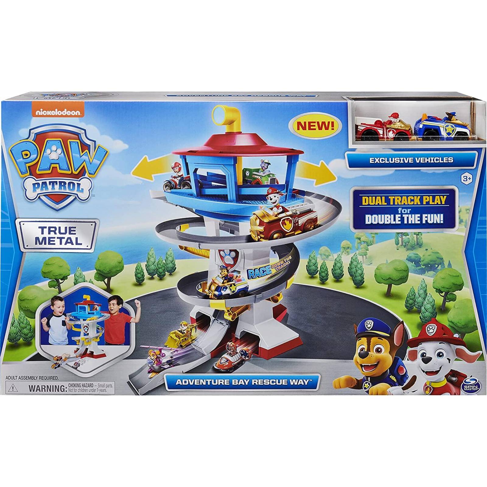 Paw Patrol, True Metal Adventure Bay Rescue Way. Pista 