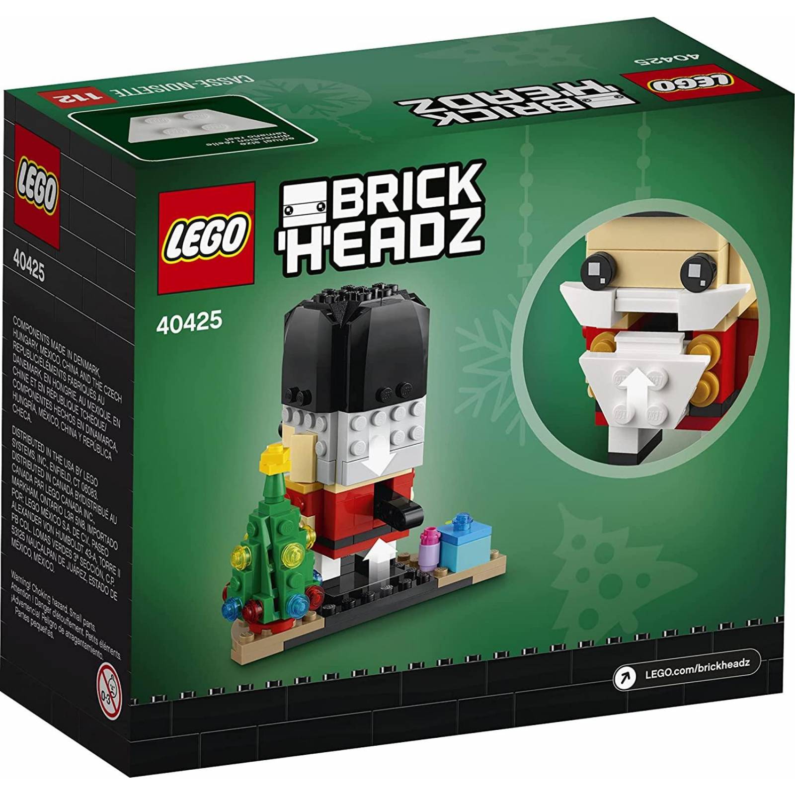 LEGO BrickHeadz Cascanueces 40425 Kit de construcción (180 piezas)