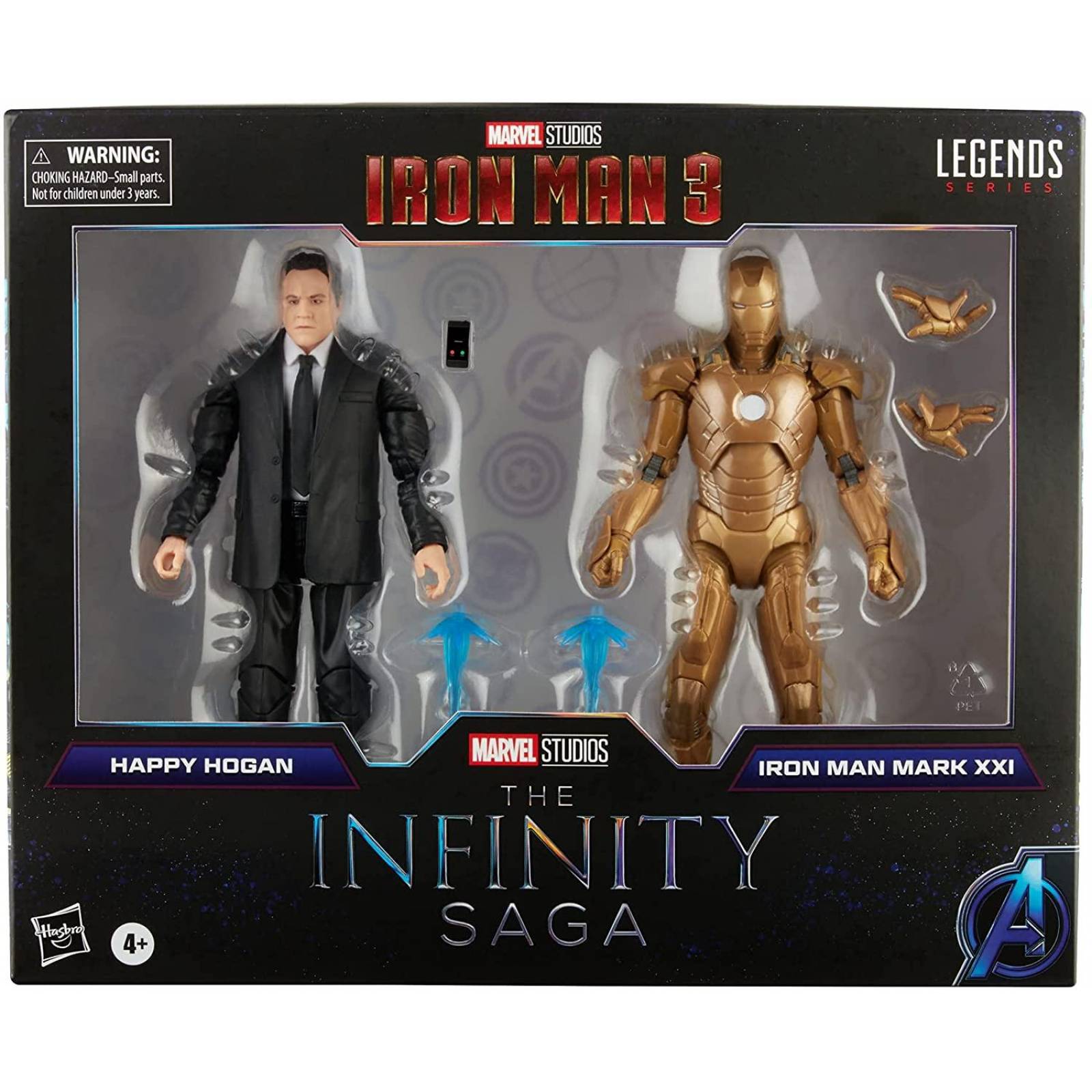 Hasbro Marvel Legends, Happy Hogan and Iron Man Mark 21, Infinity Saga