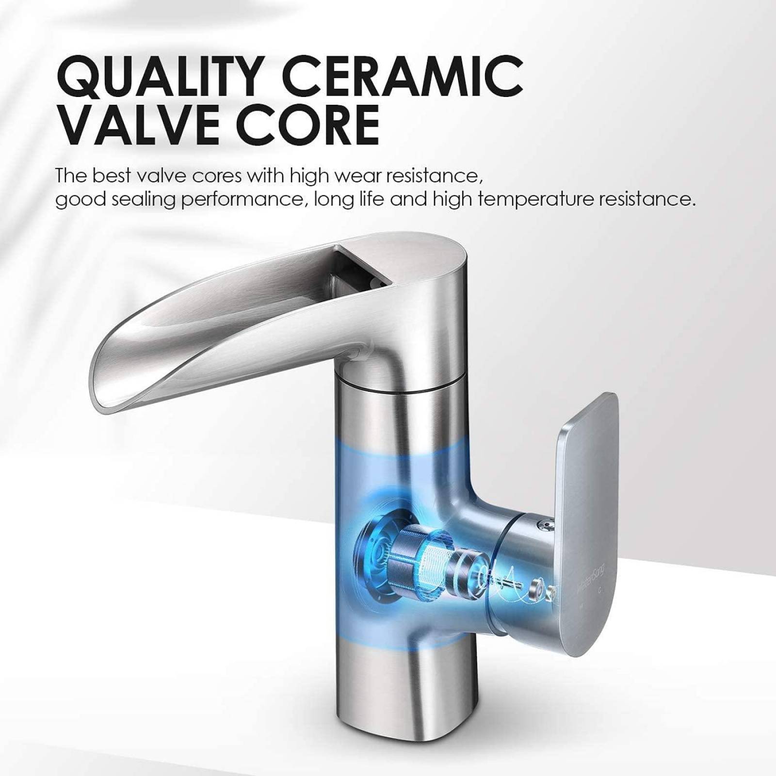 WaterSong - grifo Cascada moderno para baño 