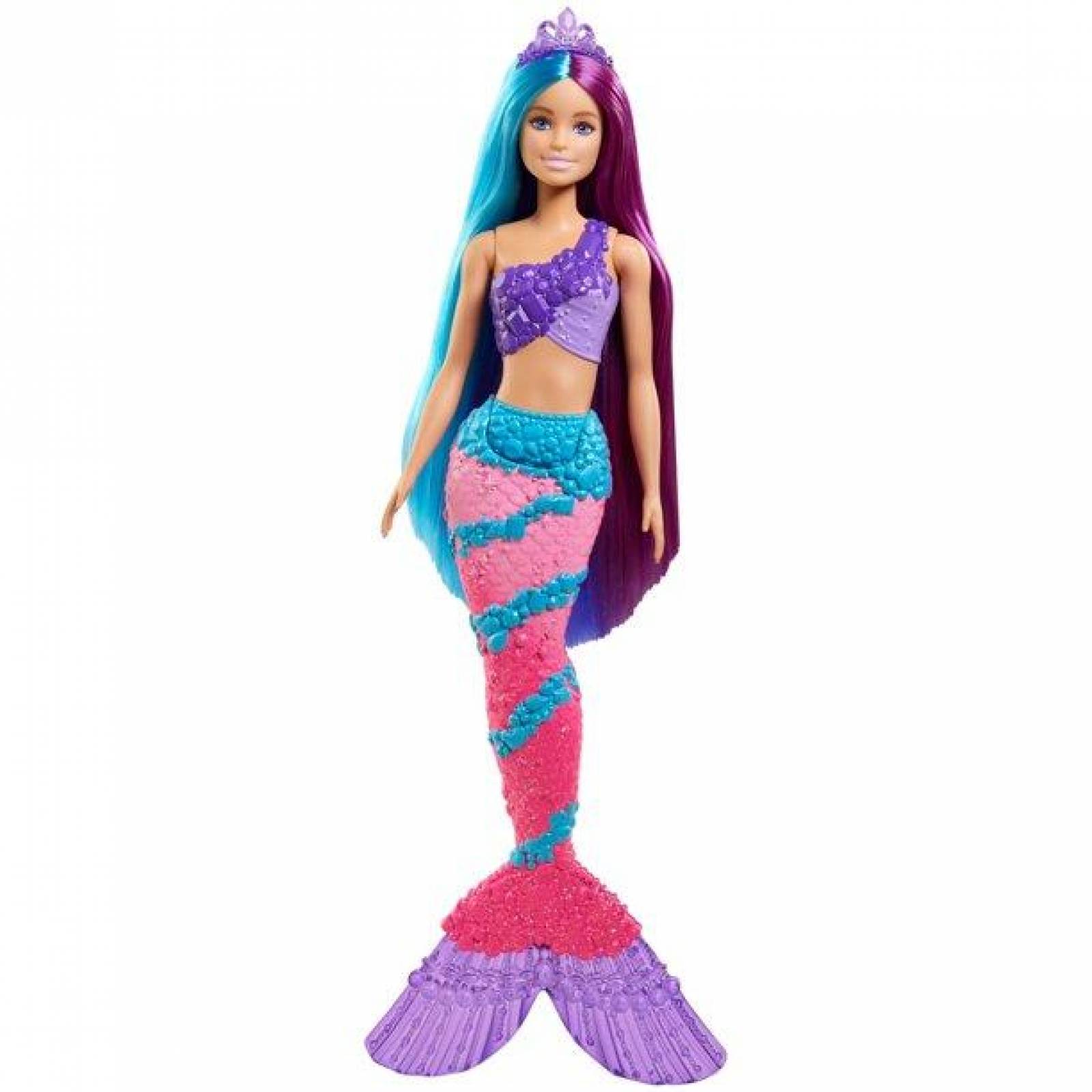 Barbie Dreamtopia Mermaid. Con cabello fantasía extra largo 