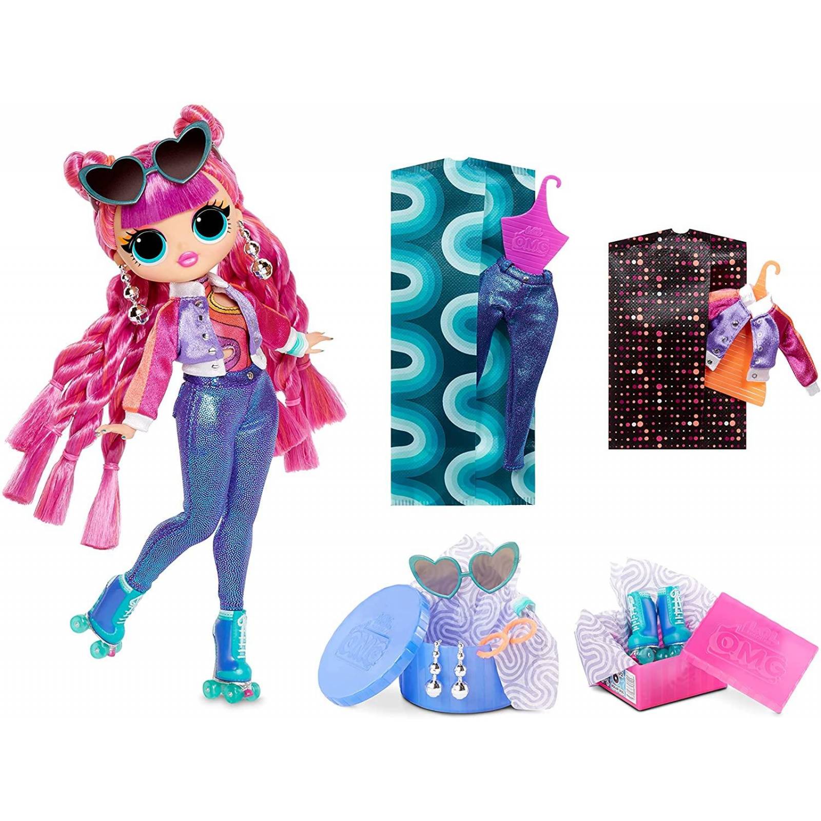 LOL Surprise OMG Muñecas Fashion. 2-Pack Roller Chick And Chillax 