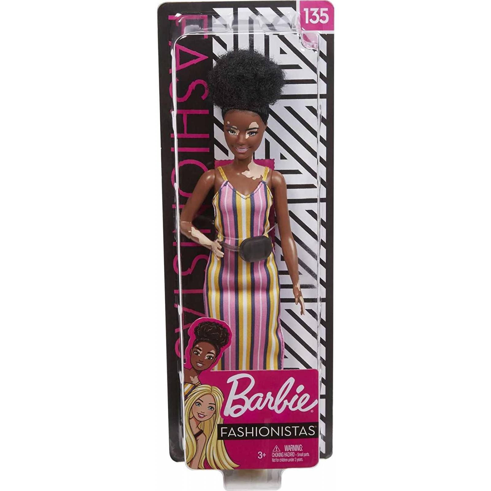 Muñeca Barbie Fashionistas #135 con Vitiligo 
