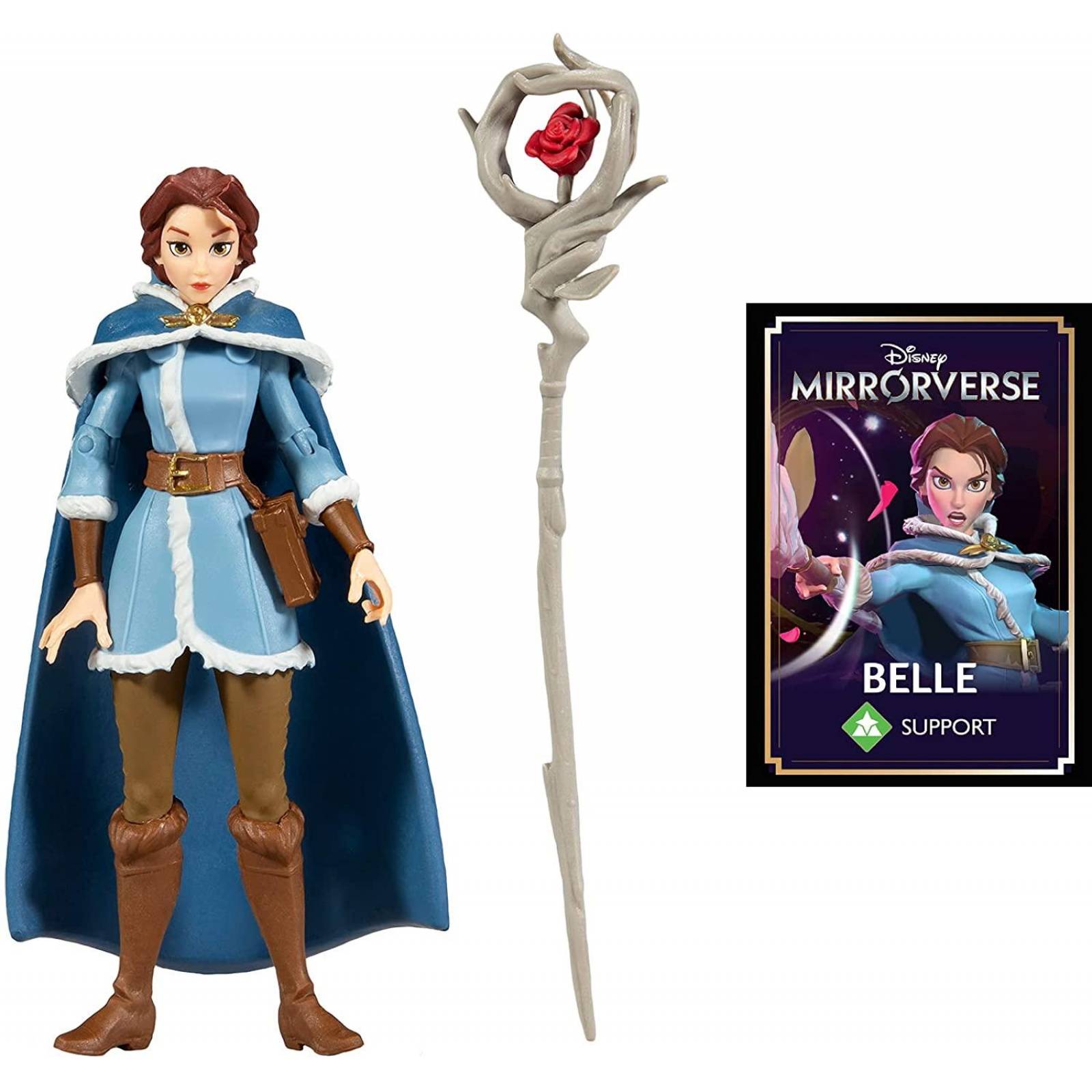 Disney Mirrorverse - Figura de acción Belle de 5 pulgadas
