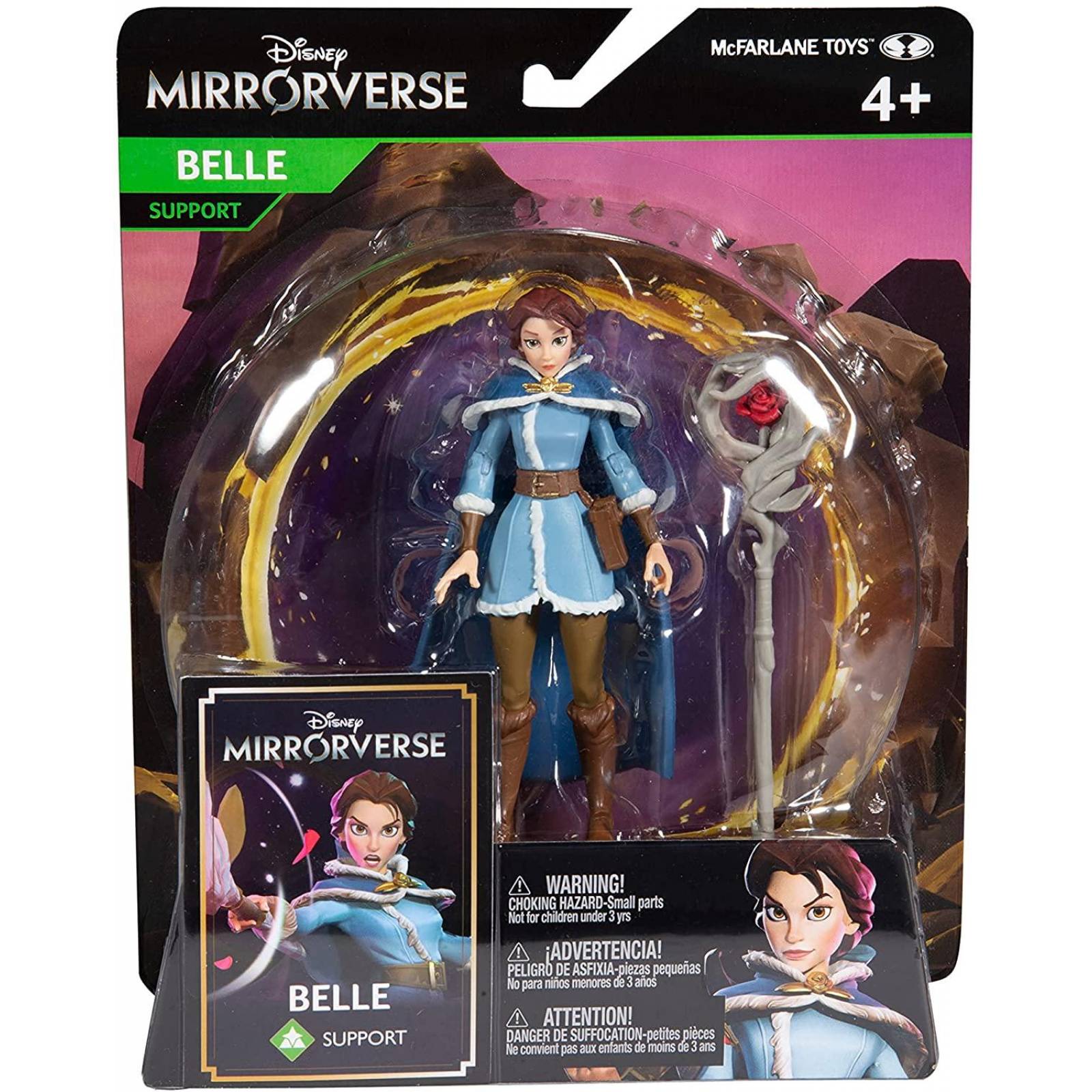 Disney Mirrorverse - Figura de acción Belle de 5 pulgadas