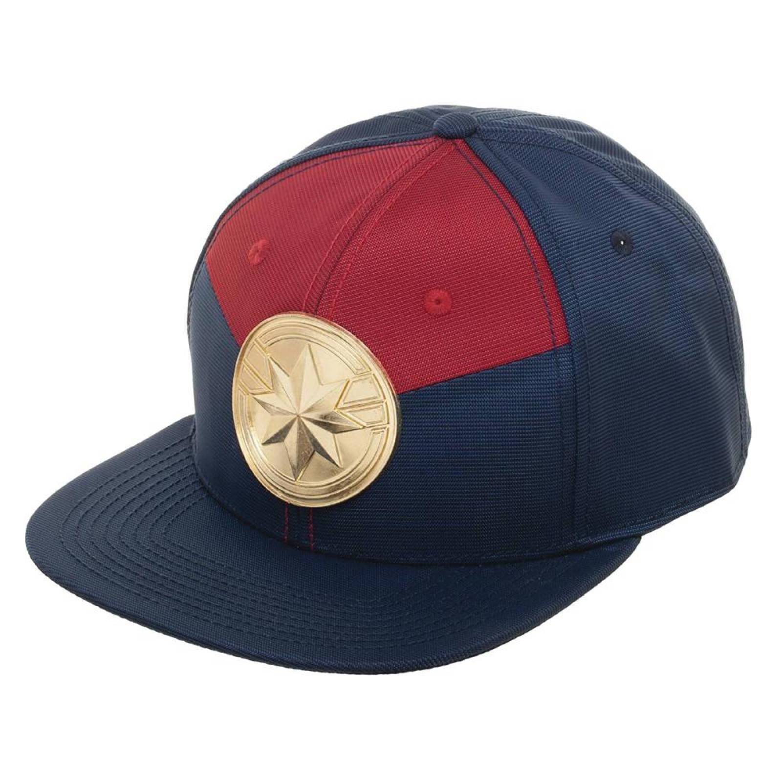 Bioworld. Gorra ajustable, diseño de capitán Marvel 