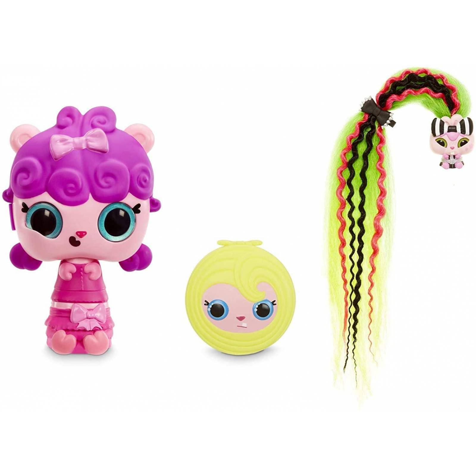 Pop Pop Pop Hair Surprise 3 en 1 POP Mascotas con pelo largo y cepillado (multicolor) 