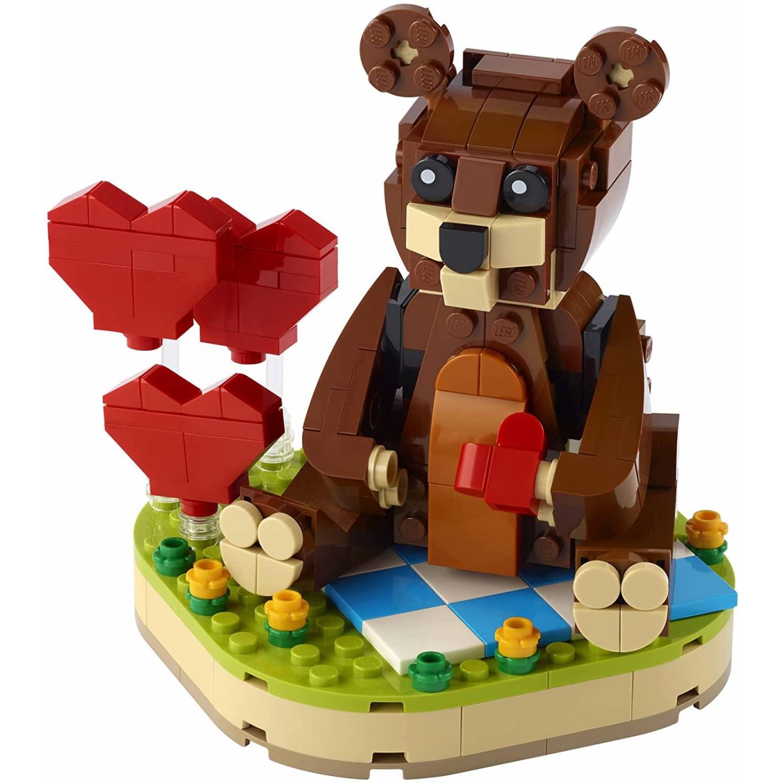 LEGO - Oso marrón de San Valentín 40462. Juego de construcción 