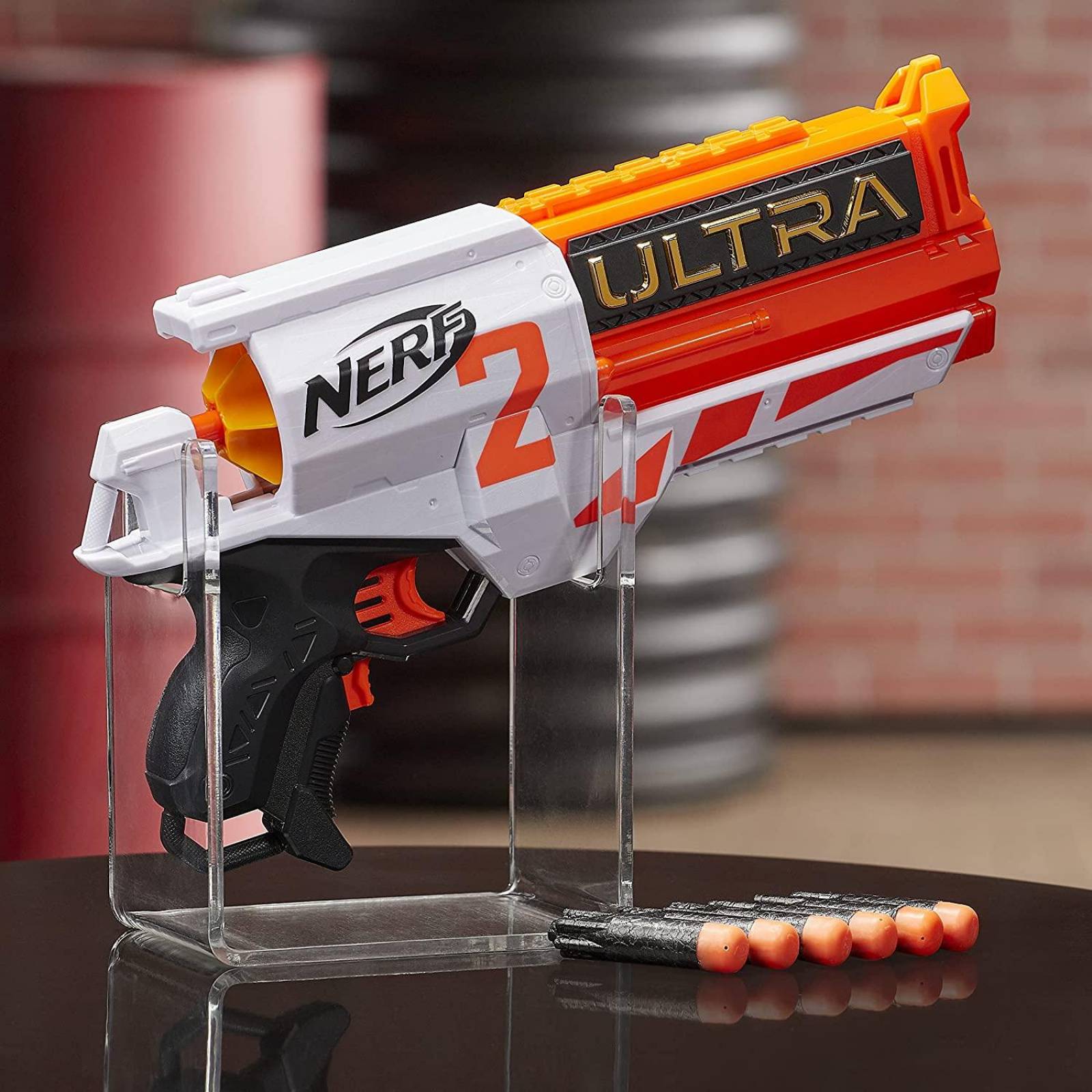 NERF Ultra Two. Lanzador motorizado de carga rápida. Incluye 6 dardos Ultra 