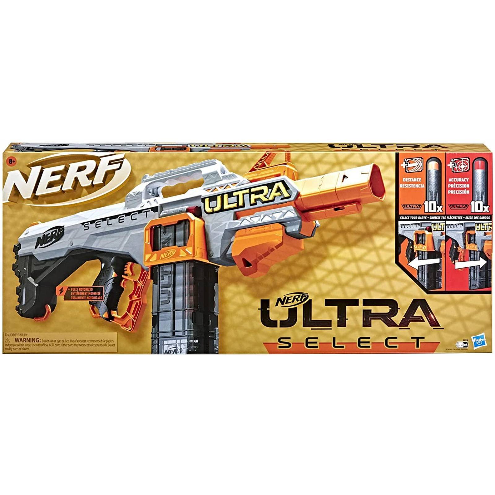 Nerf Ultra Select - Lanzador Blaster Totalmente motorizado 