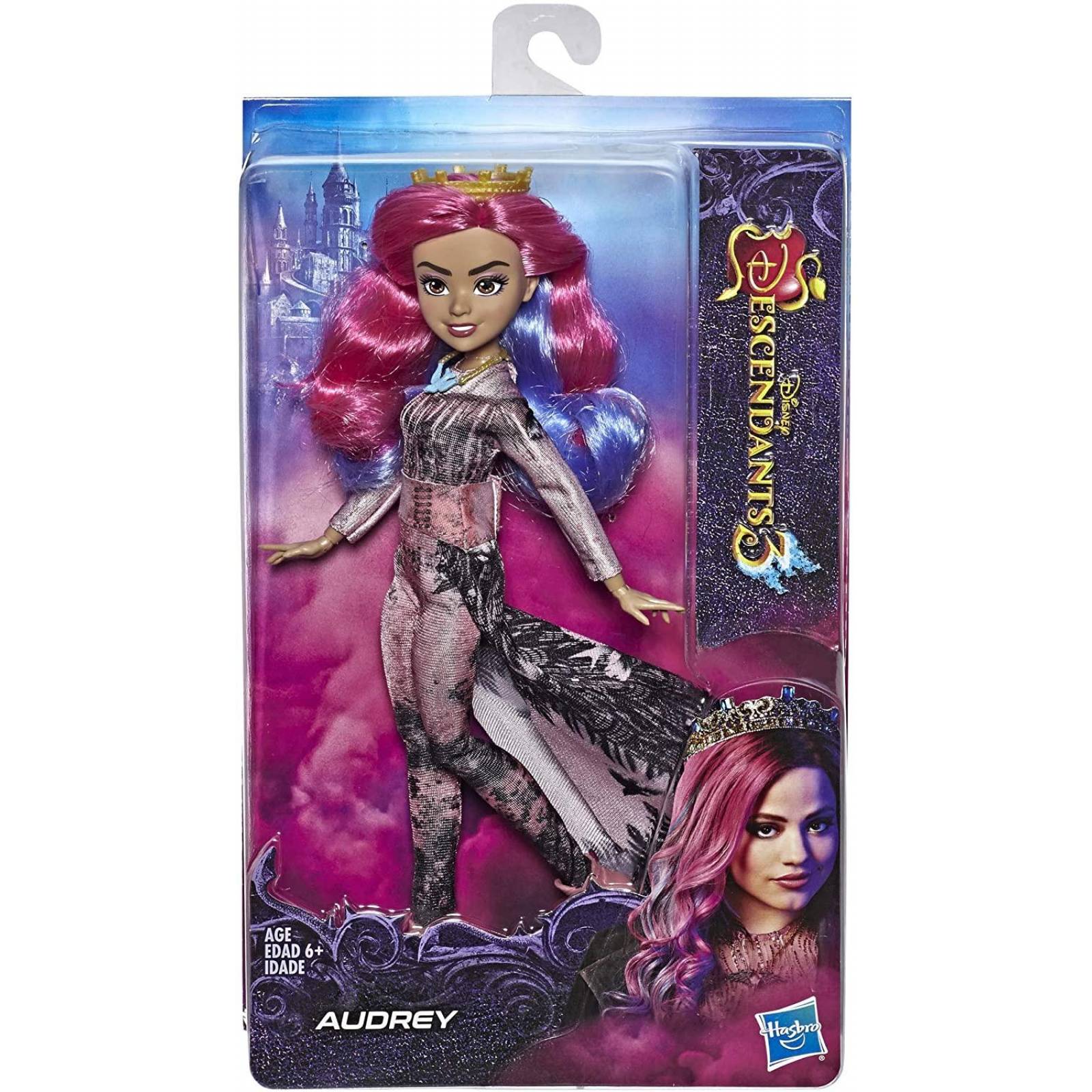 Disney Descendants Muñeca Audrey, inspirada en los Descendientes 3 de Disney 