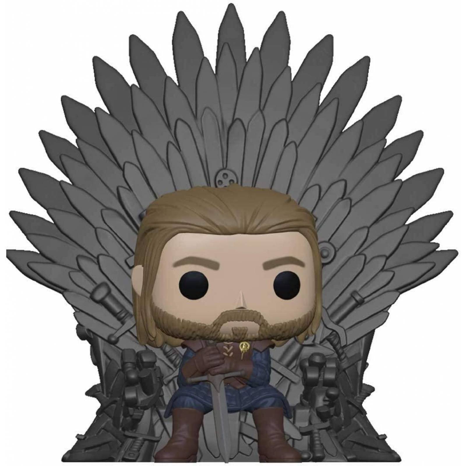 Funko POP Deluxe: Juego de Tronos - Ned Stark on Throne 