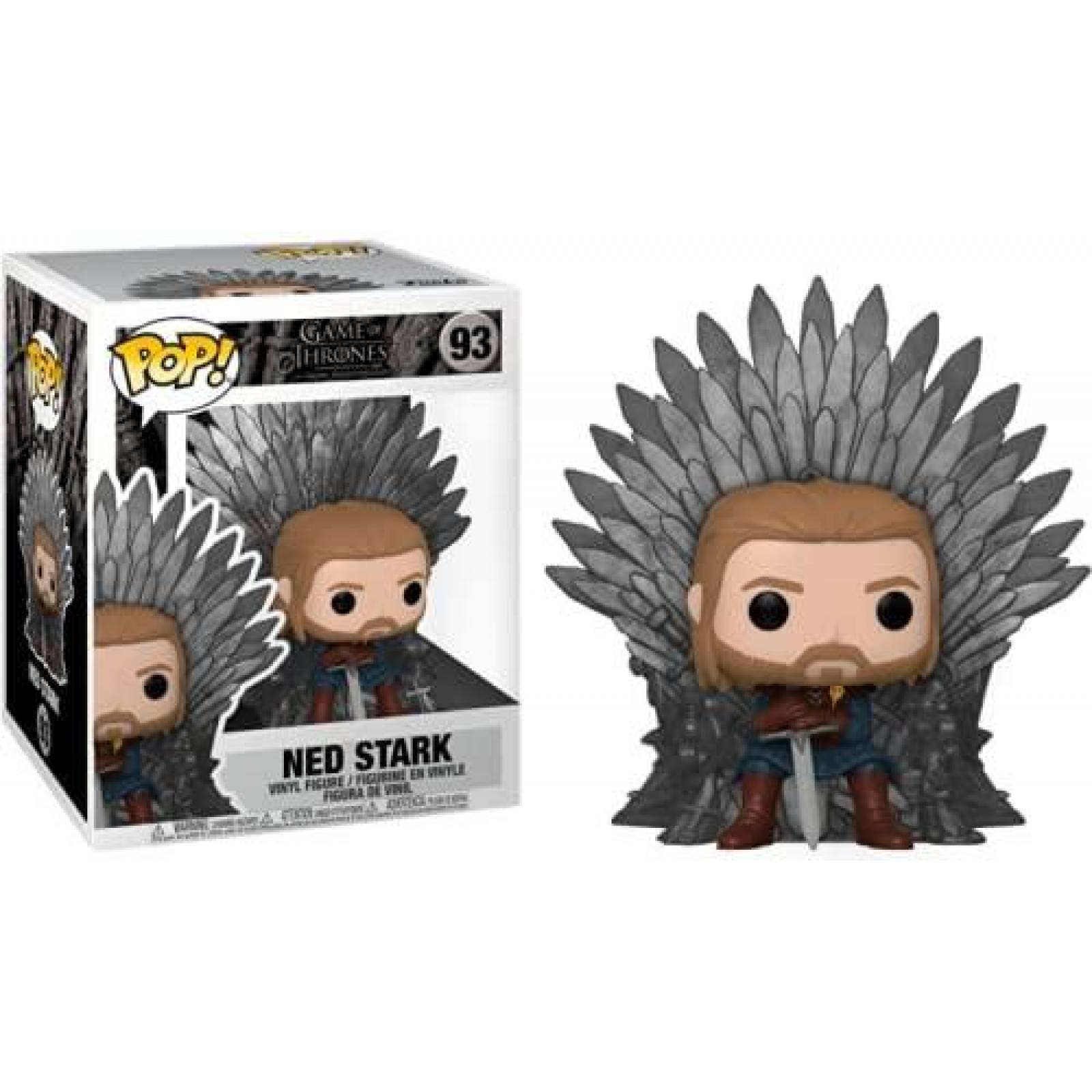 Funko POP Deluxe: Juego de Tronos - Ned Stark on Throne 