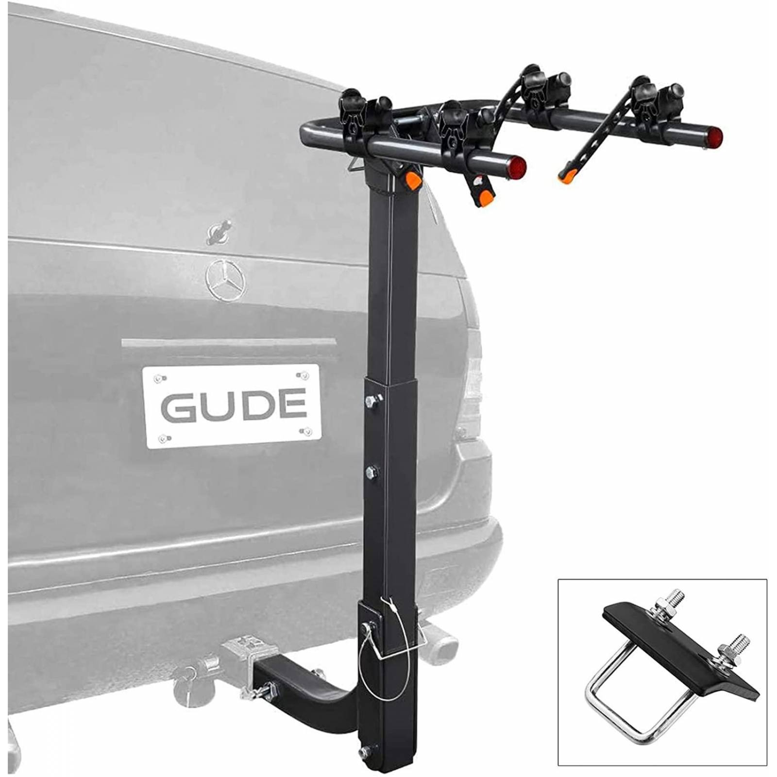 GUDE 2 - Soporte para bicicleta para montaje de enganche de coche