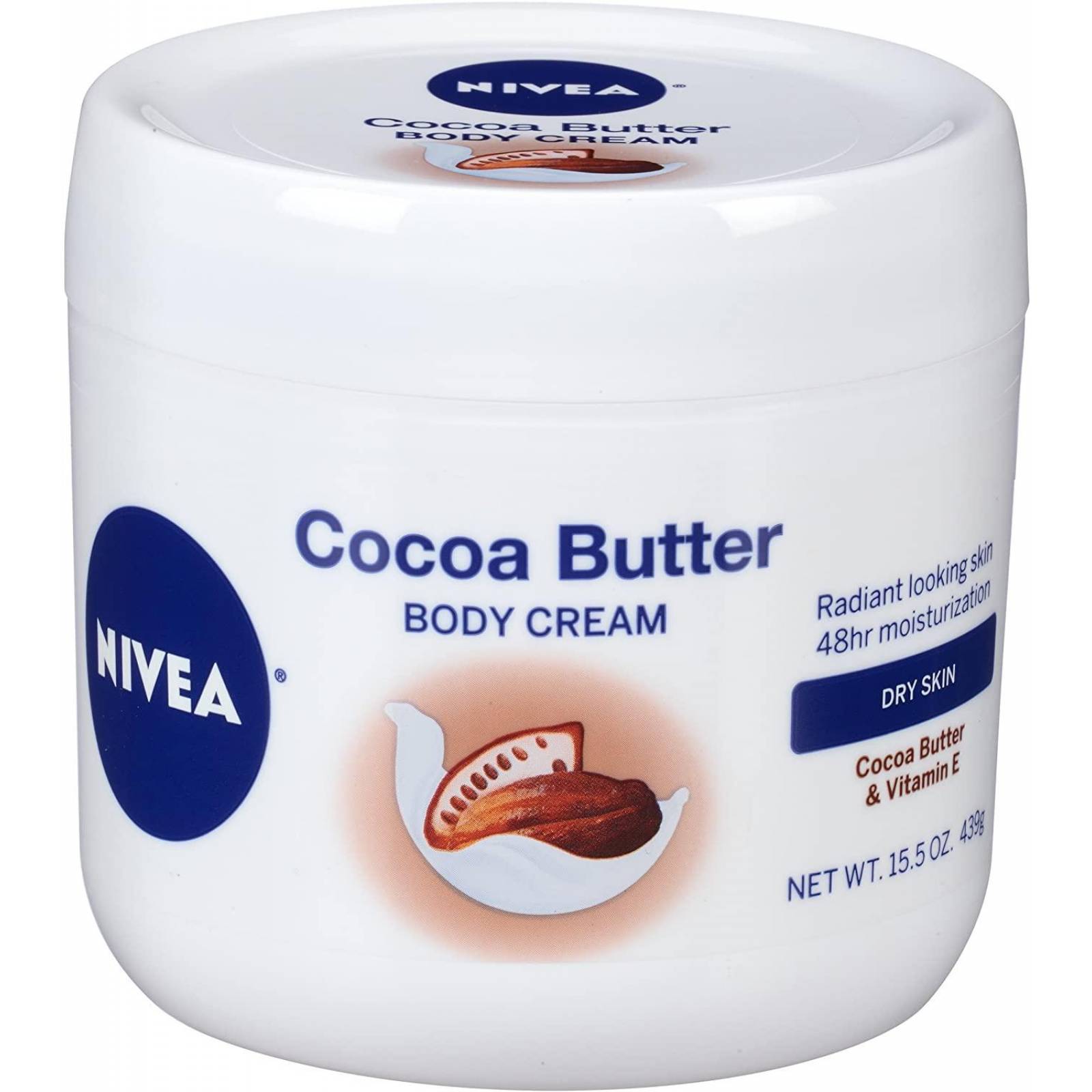 Nivea crema corporal de manteca de cacao, 15.5 onzas 