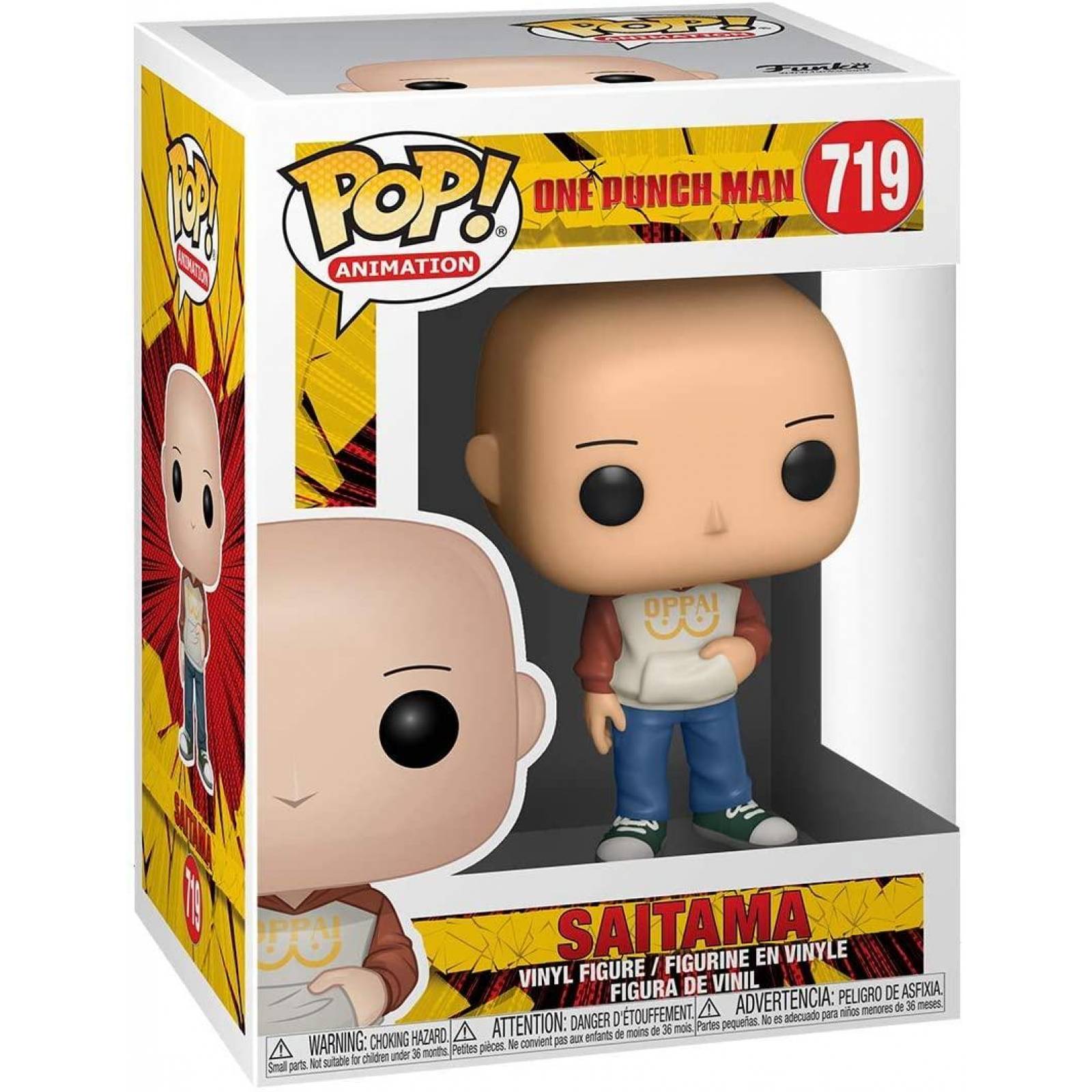 Funko Pop! Anime: One Punch Man - Casual Saitama, Multicolor 