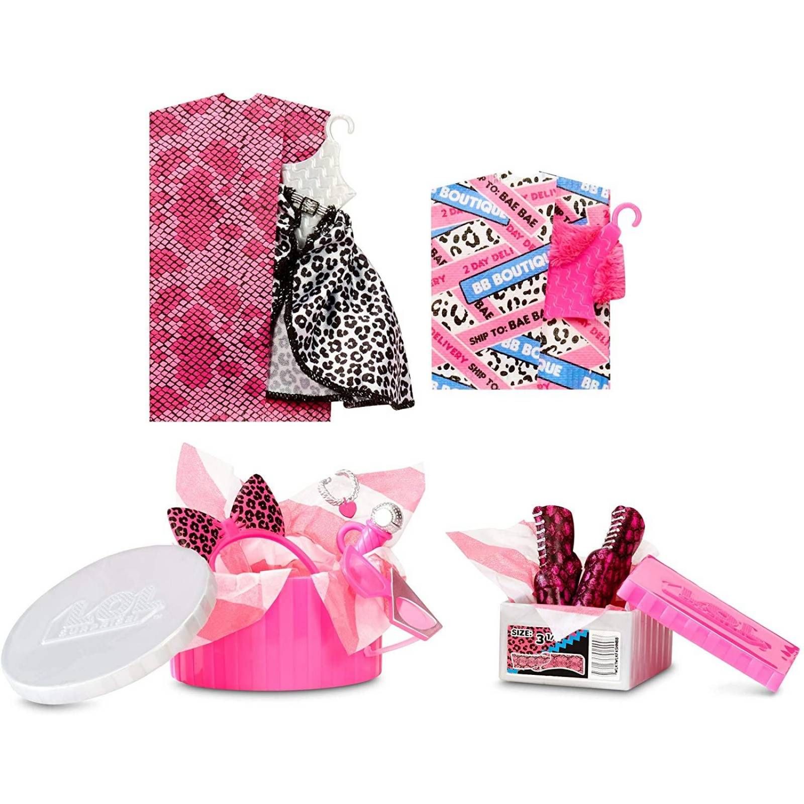 LOL Surprise JK - Mini muñeca de moda con 15 sorpresas 