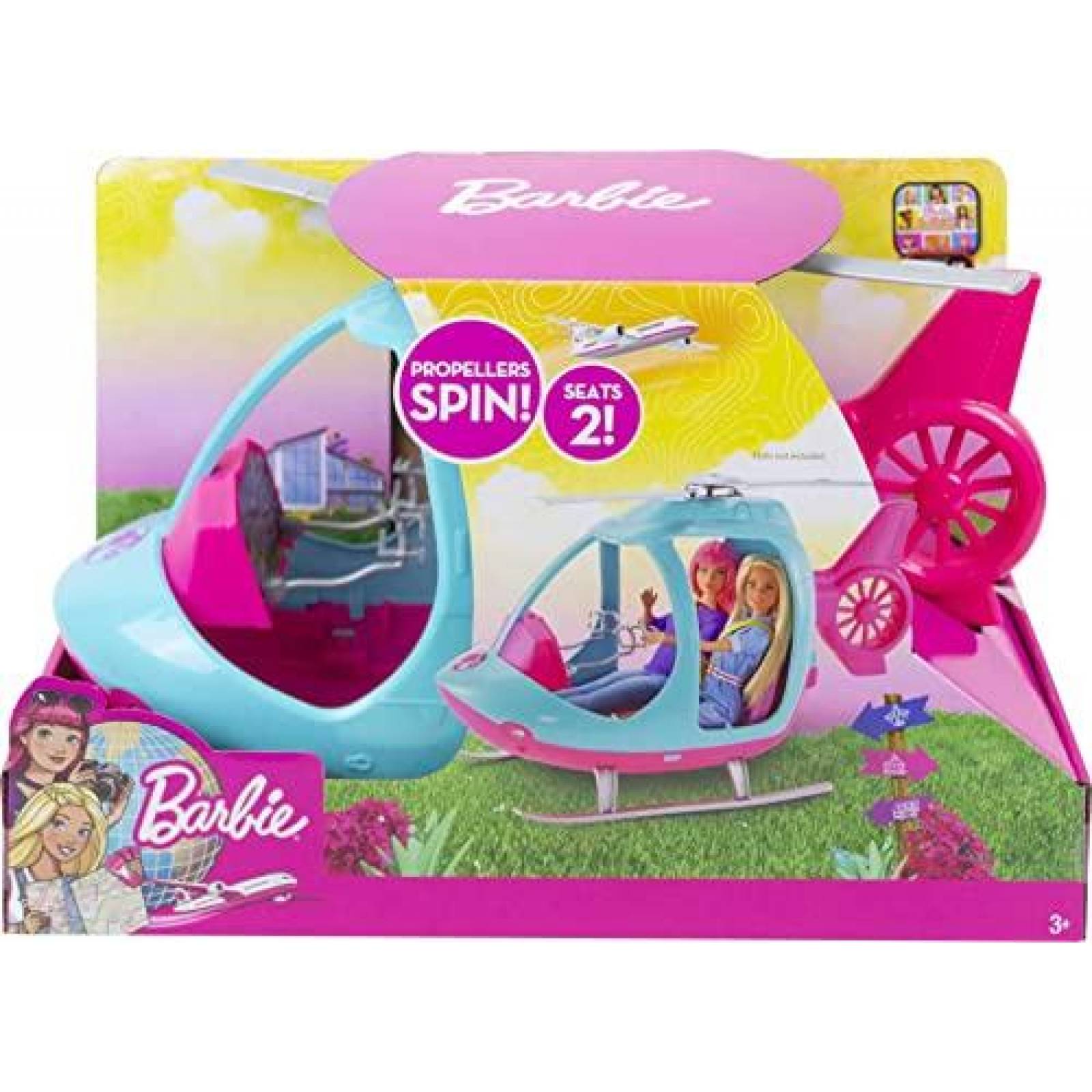 Barbie Dreamhouse Adventures - Helicóptero Rosa