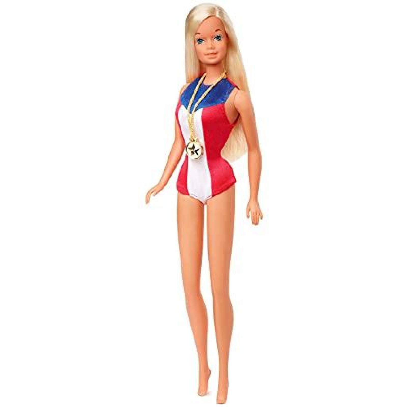 Barbie Medalla de Oro de 1975, con temática olímpica 