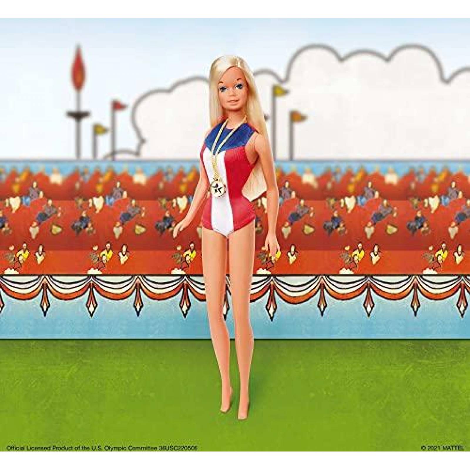 Barbie Medalla de Oro de 1975, con temática olímpica 